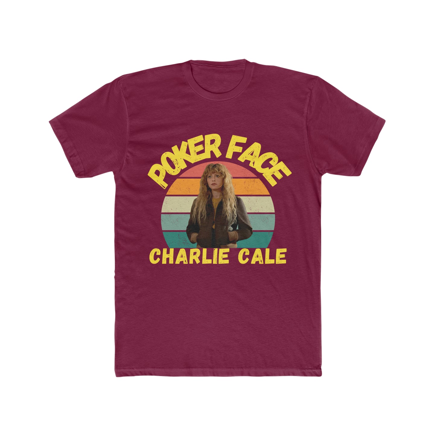 Poker Face, Charlie Cale, Vintage Inspired, Distressed Style Tee