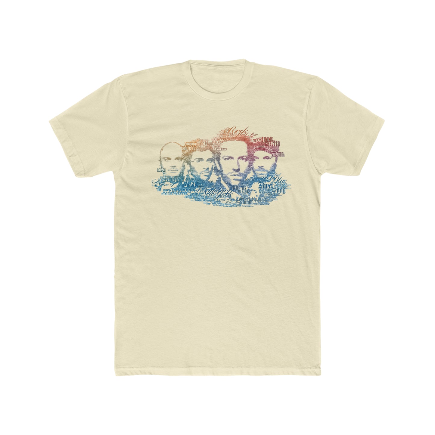 Coldplay Song Titles, Sketch Art Style Tee