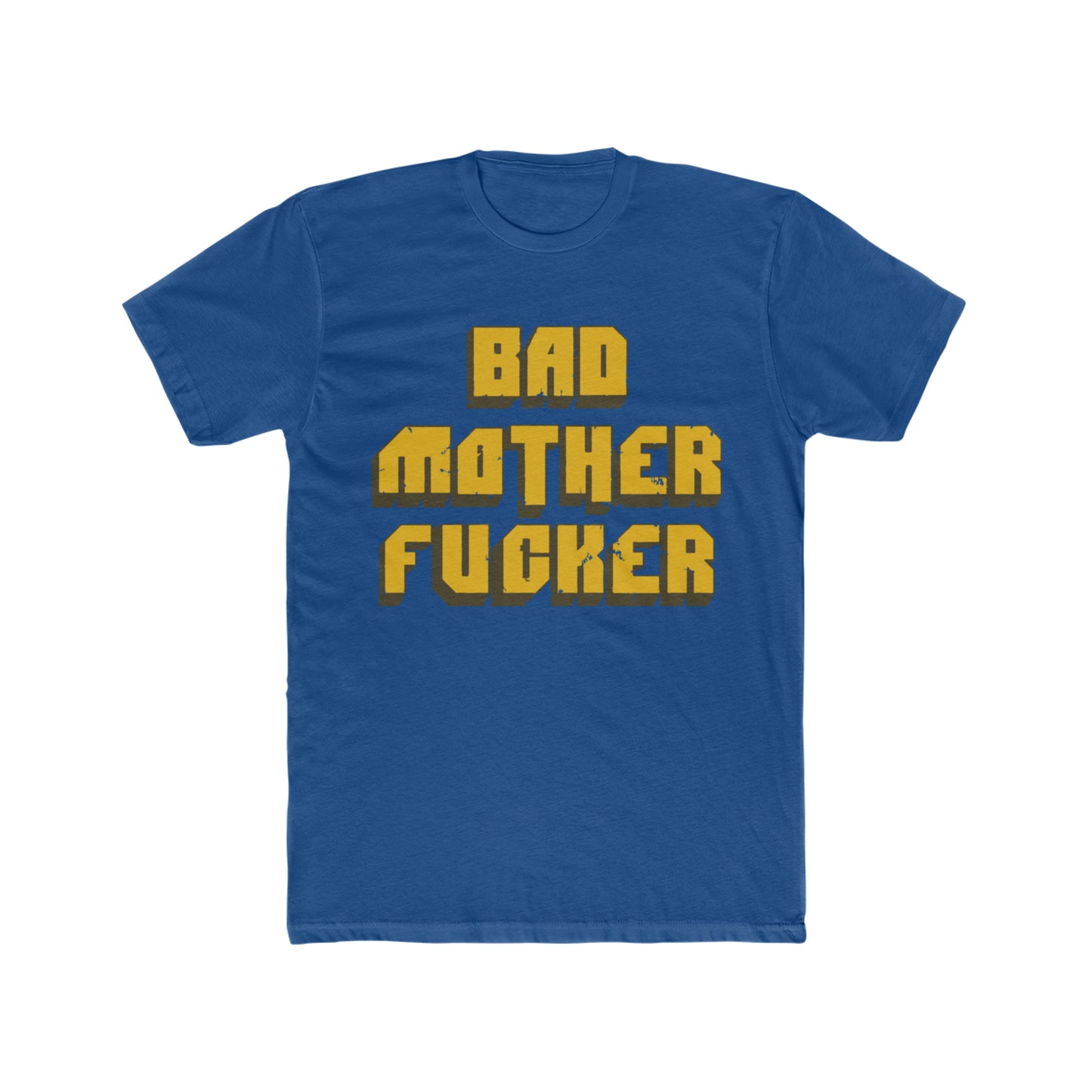 Pulp Fiction, Bad Mother Fucker on Samuel Jackson's Wallet, Distressed Style, Vintage Inspired Tee