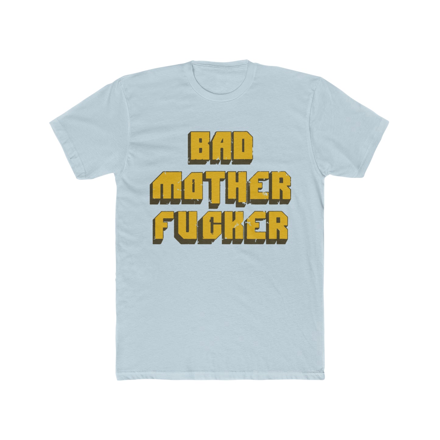 Pulp Fiction, Bad Mother Fucker on Samuel Jackson's Wallet, Distressed Style, Vintage Inspired Tee