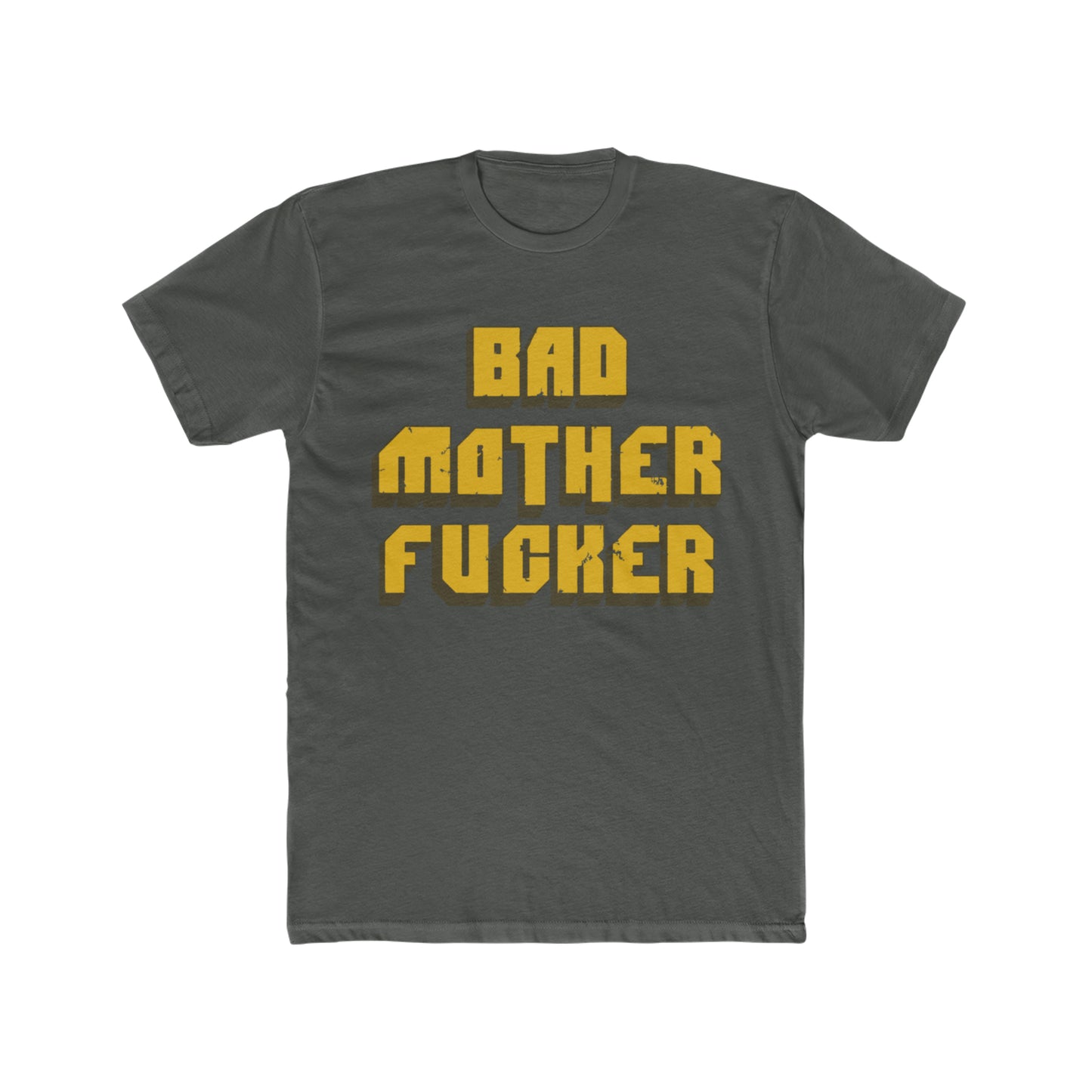 Pulp Fiction, Bad Mother Fucker on Samuel Jackson's Wallet, Distressed Style, Vintage Inspired Tee