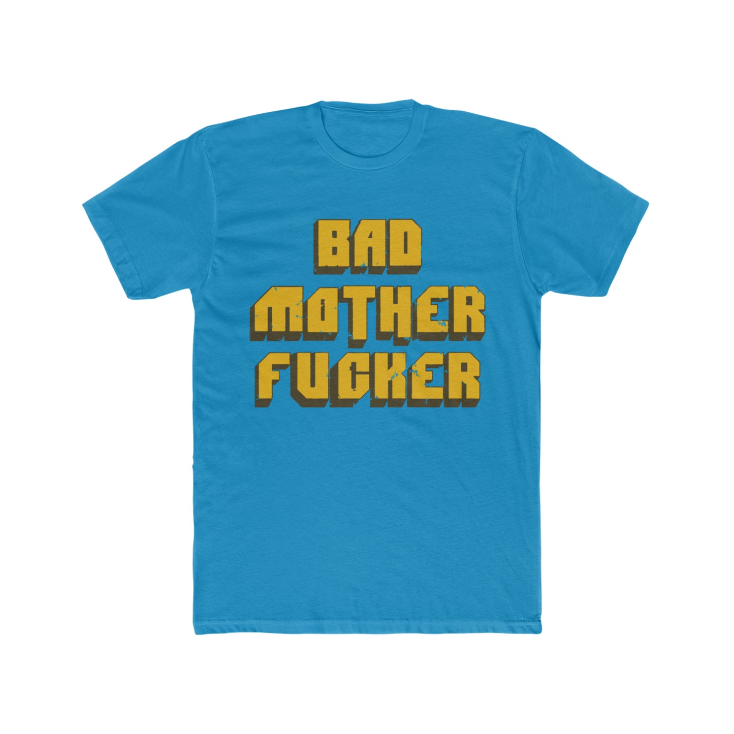 Pulp Fiction, Bad Mother Fucker on Samuel Jackson's Wallet, Distressed Style, Vintage Inspired Tee