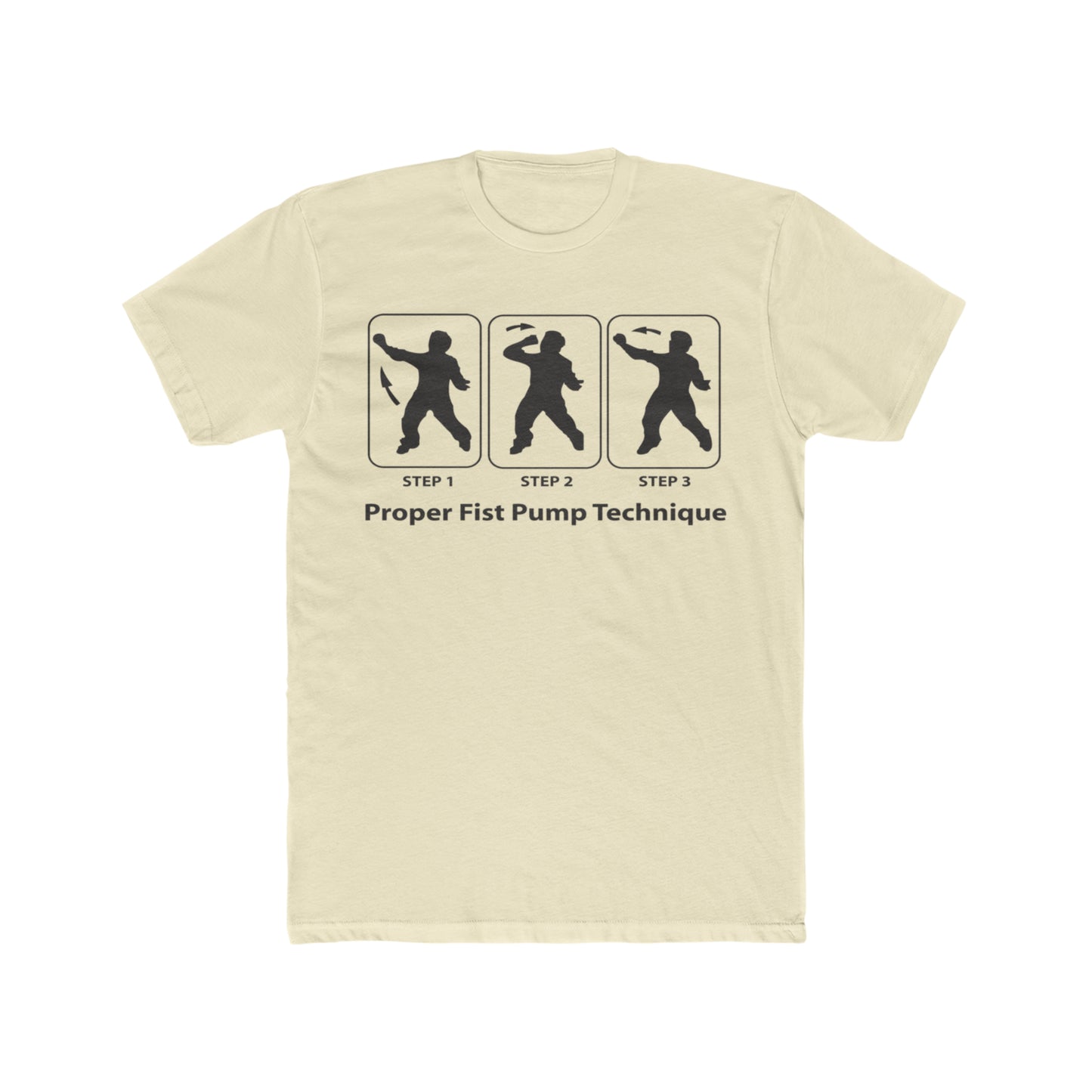 Proper Fist Pump Technique, Instructional T-Shirt, Music Lovers Tee