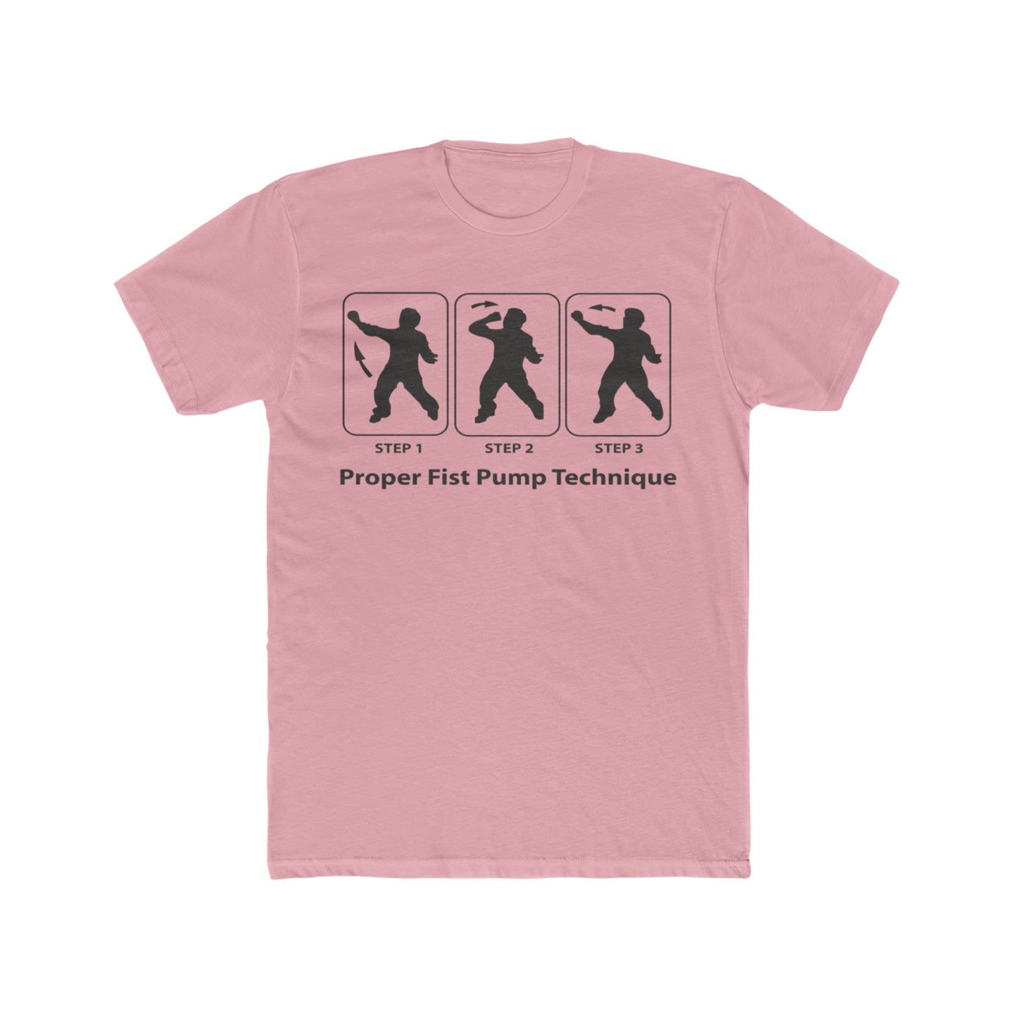 Proper Fist Pump Technique, Instructional T-Shirt, Music Lovers Tee