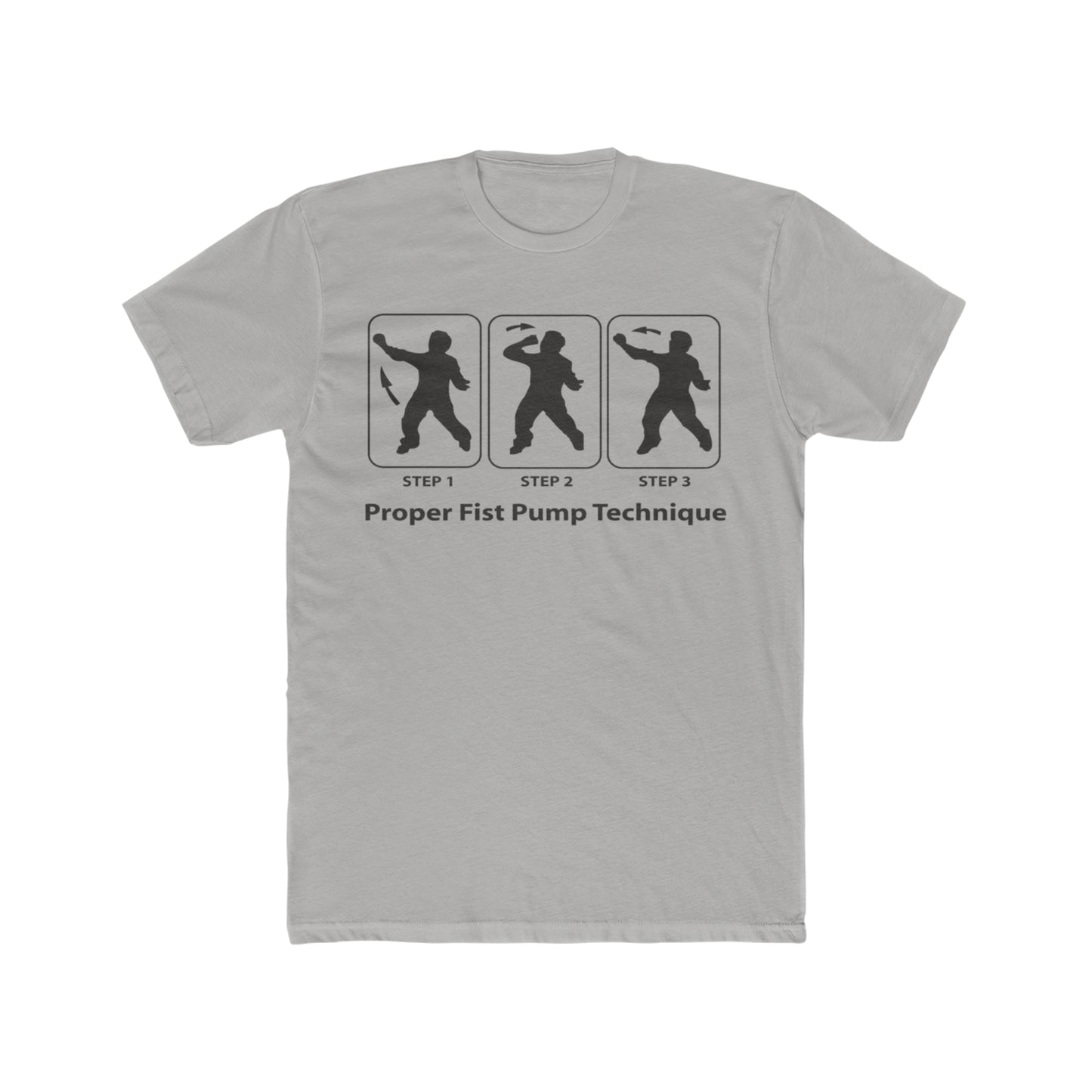 Proper Fist Pump Technique, Instructional T-Shirt, Music Lovers Tee