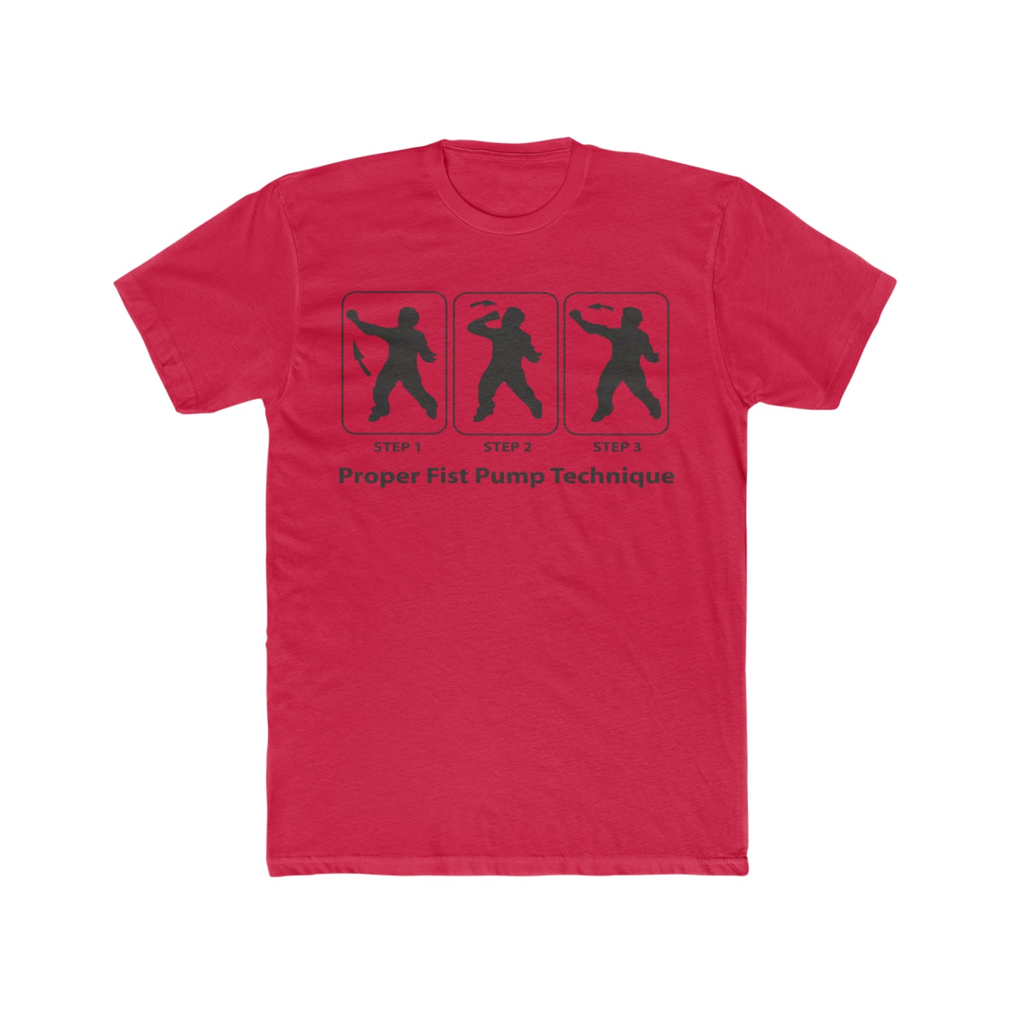 Proper Fist Pump Technique, Instructional T-Shirt, Music Lovers Tee