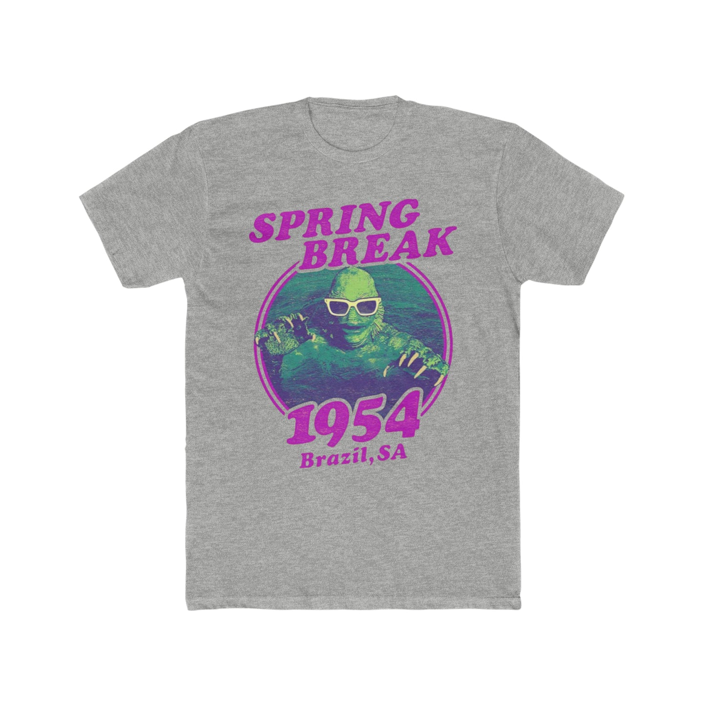 Creature from the Black Lagoon in Spring Break, 1954 Brazil, SA, Parody, Fun, Horror Humor Tee