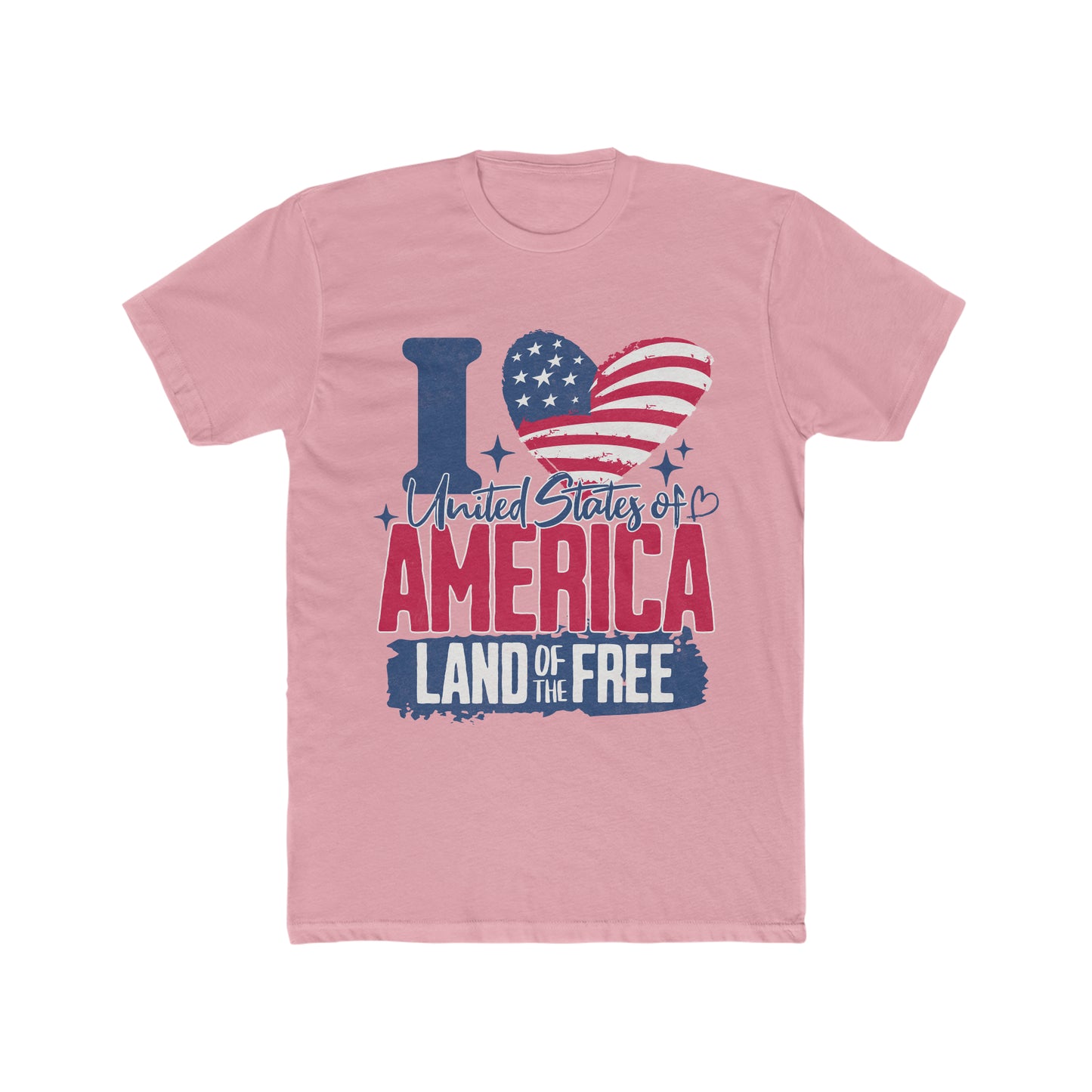 I Love America, Land Of The Free, USA Pride Tee