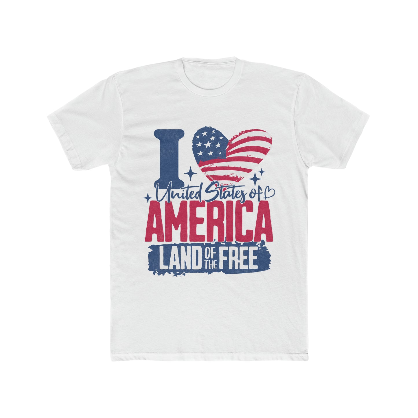I Love America, Land Of The Free, USA Pride Tee