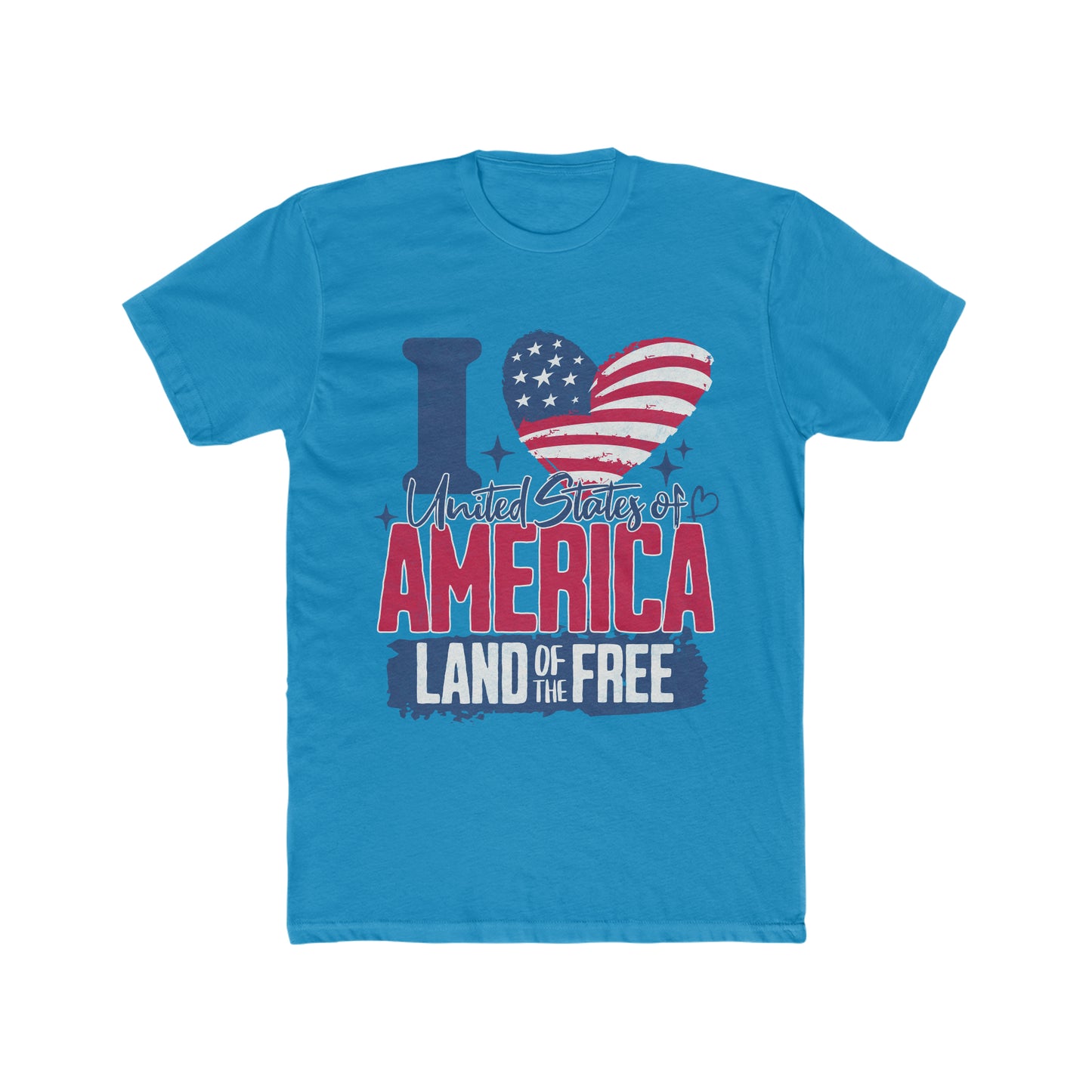 I Love America, Land Of The Free, USA Pride Tee
