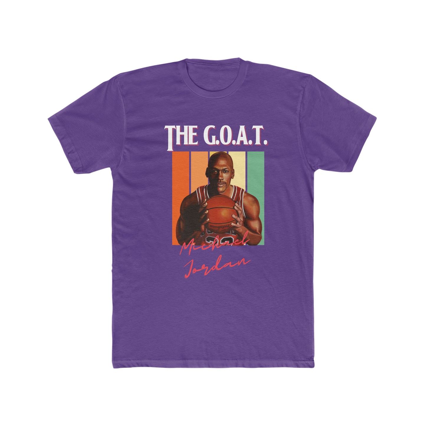 Michael Jordon, The GOAT, Greatest Of All Time, Retro Inspired Tee