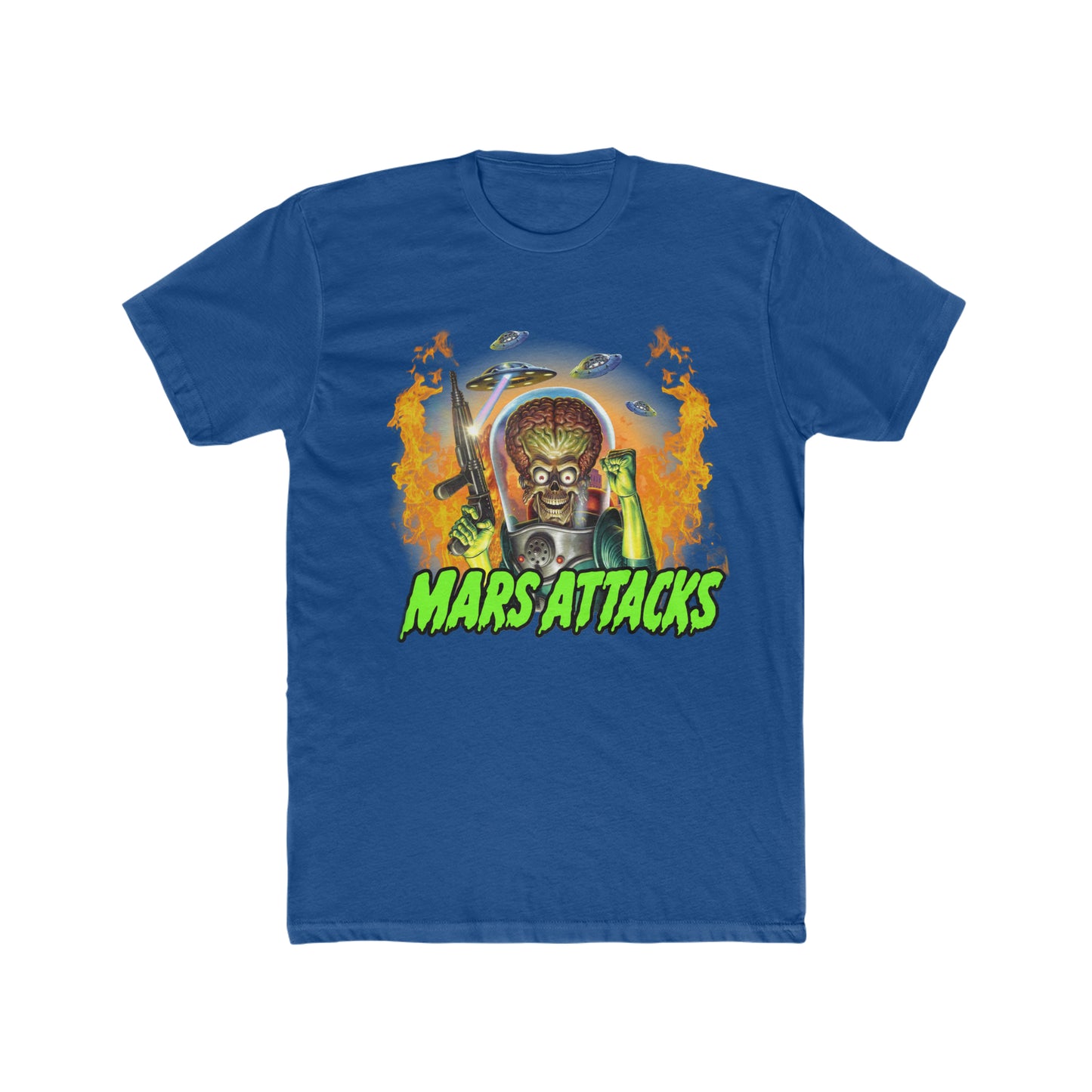 Mars Attacks, UFO, Alien, Digitally Enhanced Tee
