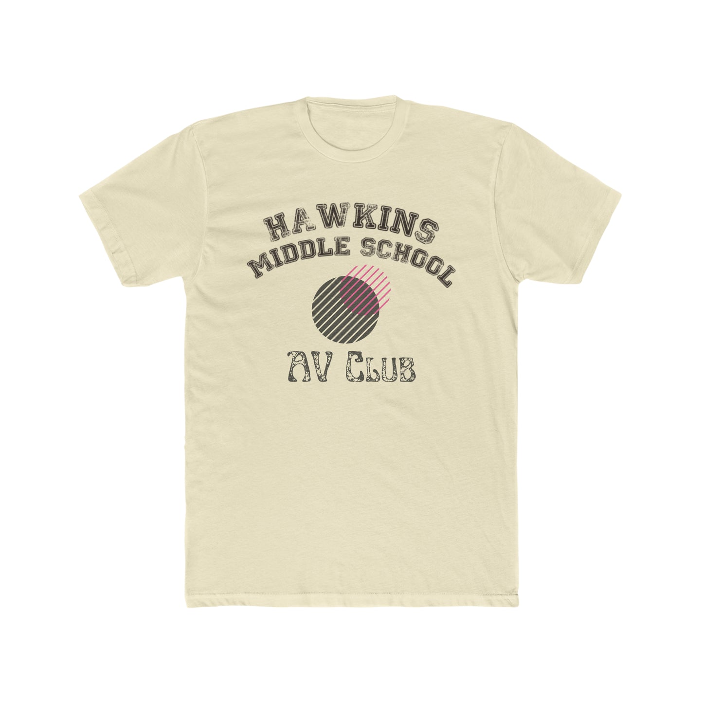 Stranger Things, Hawkins Middle School, AV Club, Distressed Look, Vintage Inspired Tee