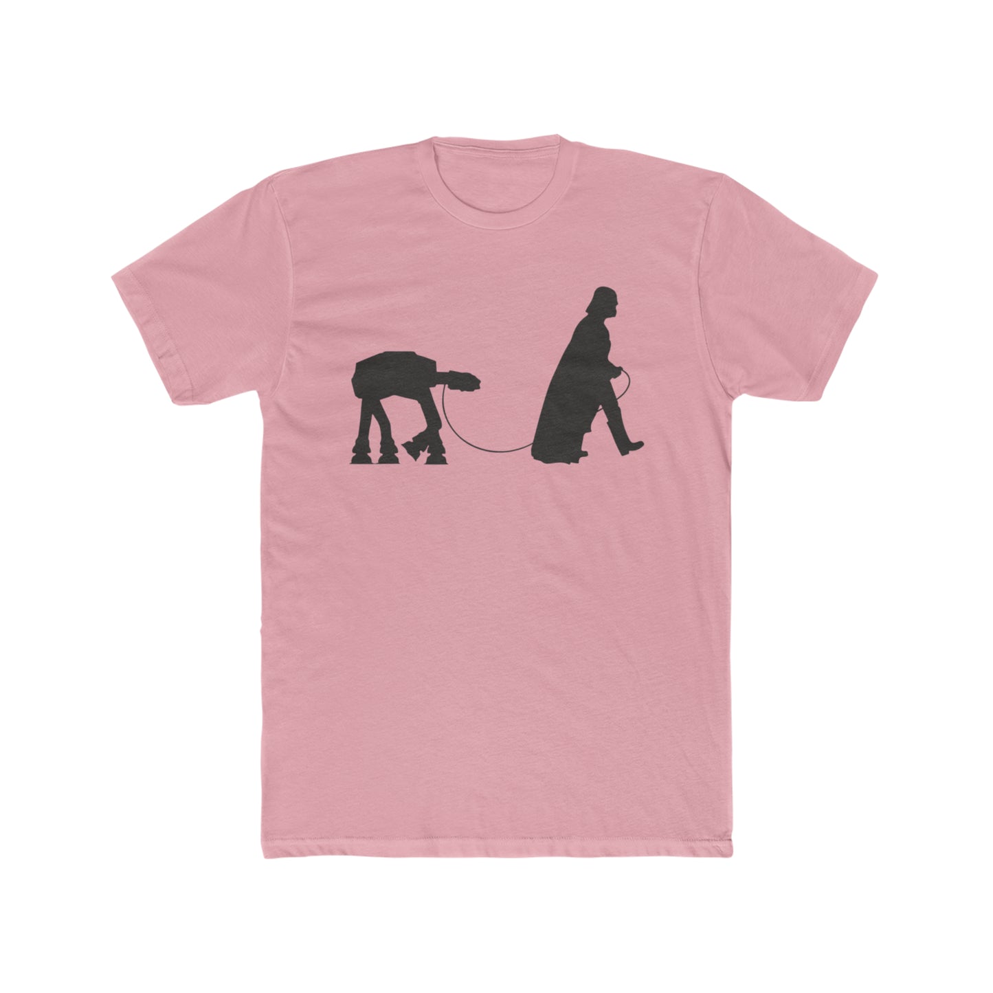 Darth Vader Walking An At-At On A leash, Funny Star Wars Reference Tee