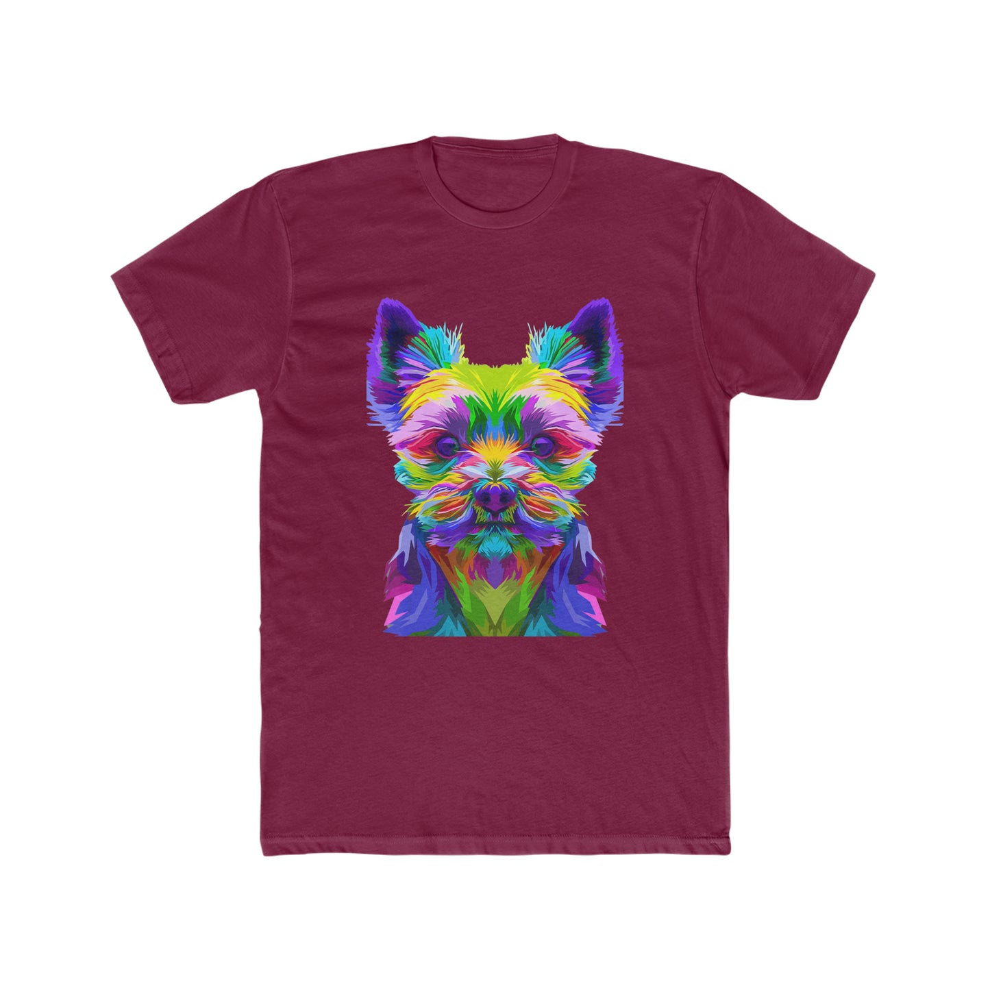 Colorful Yorkie, Pop Art Tee