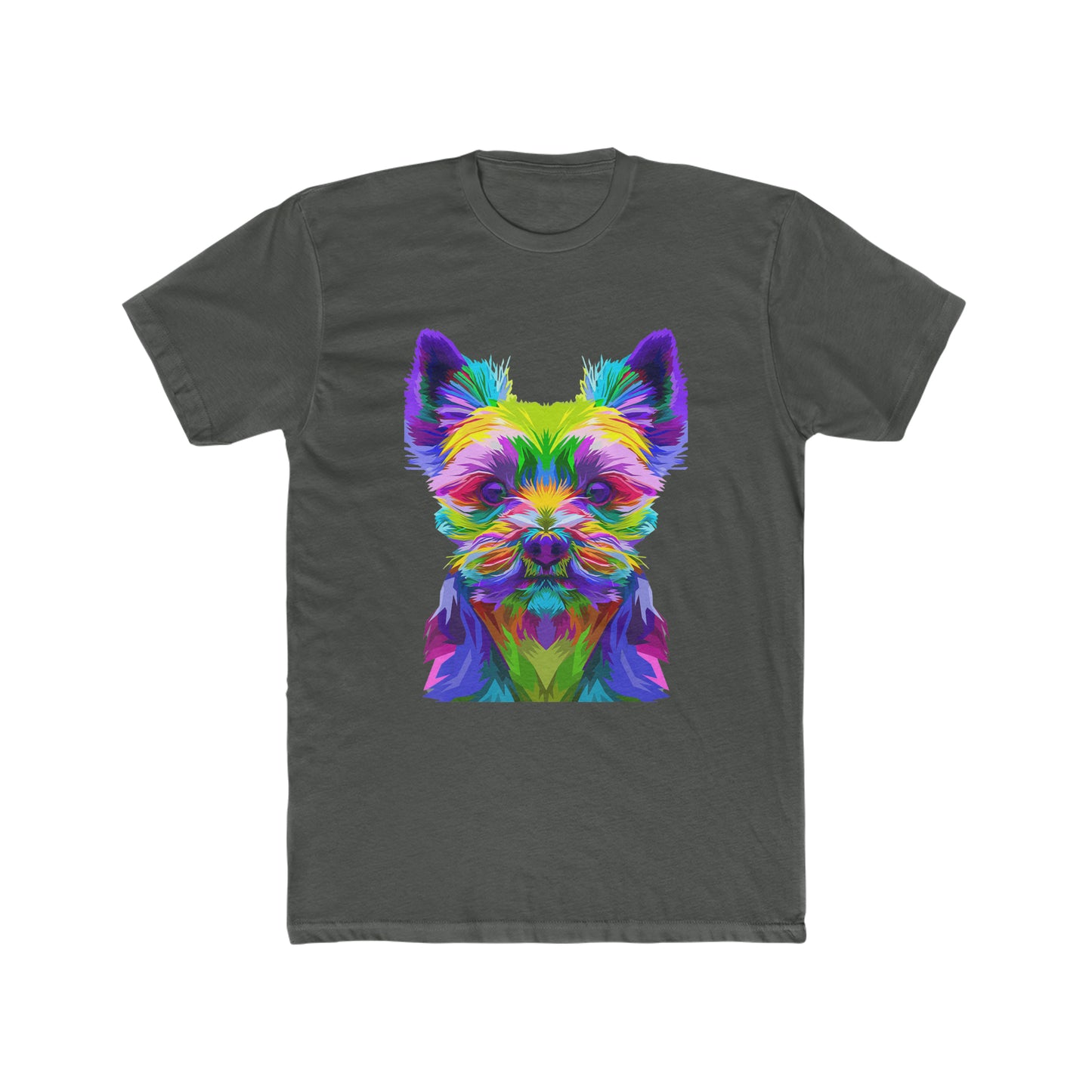 Colorful Yorkie, Pop Art Tee