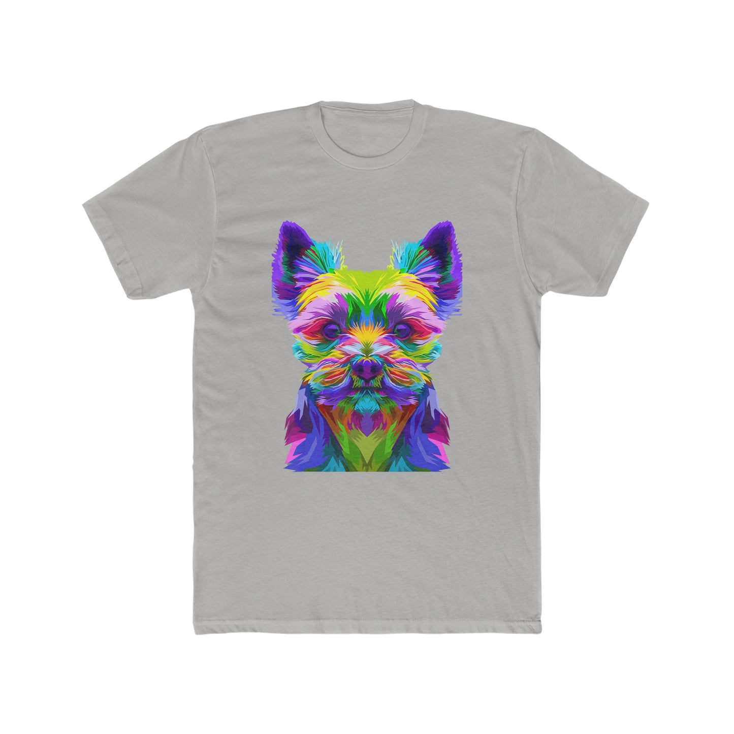 Colorful Yorkie, Pop Art Tee