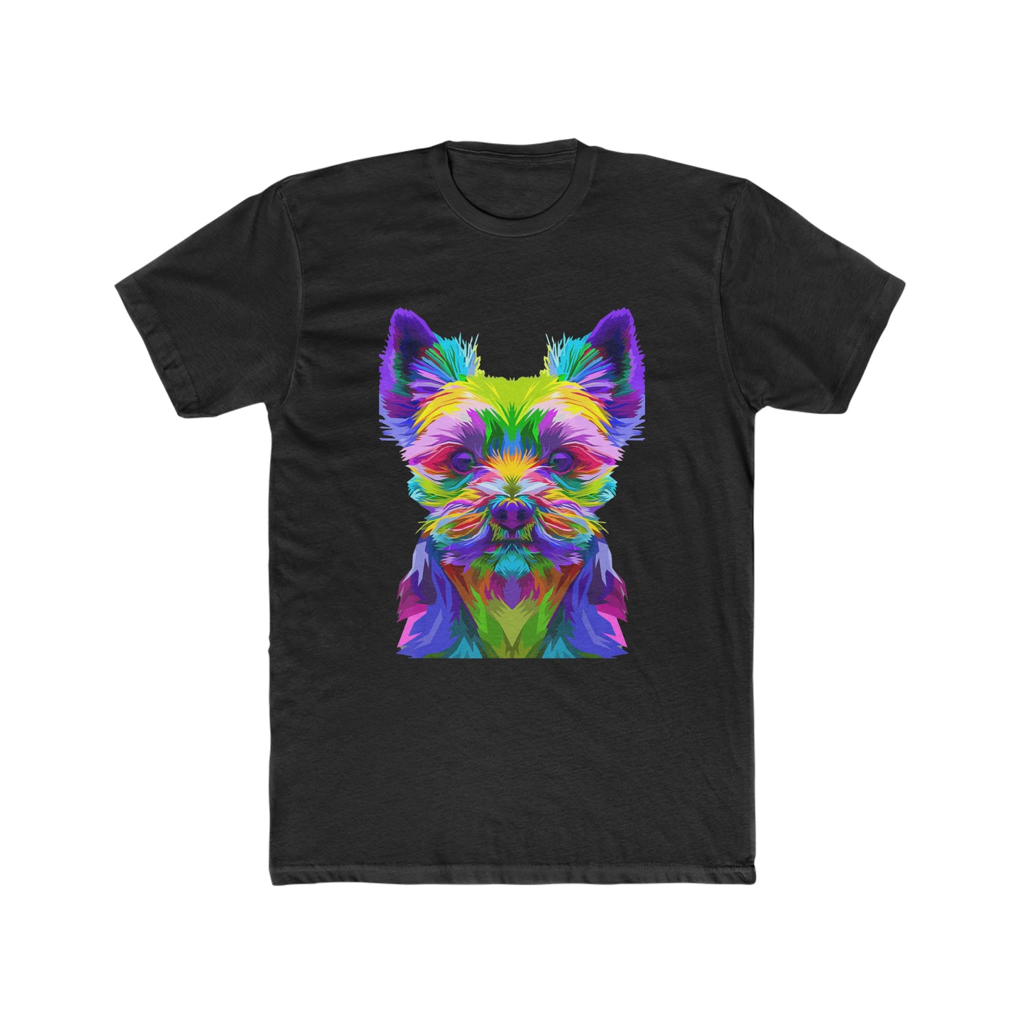 Colorful Yorkie, Pop Art Tee
