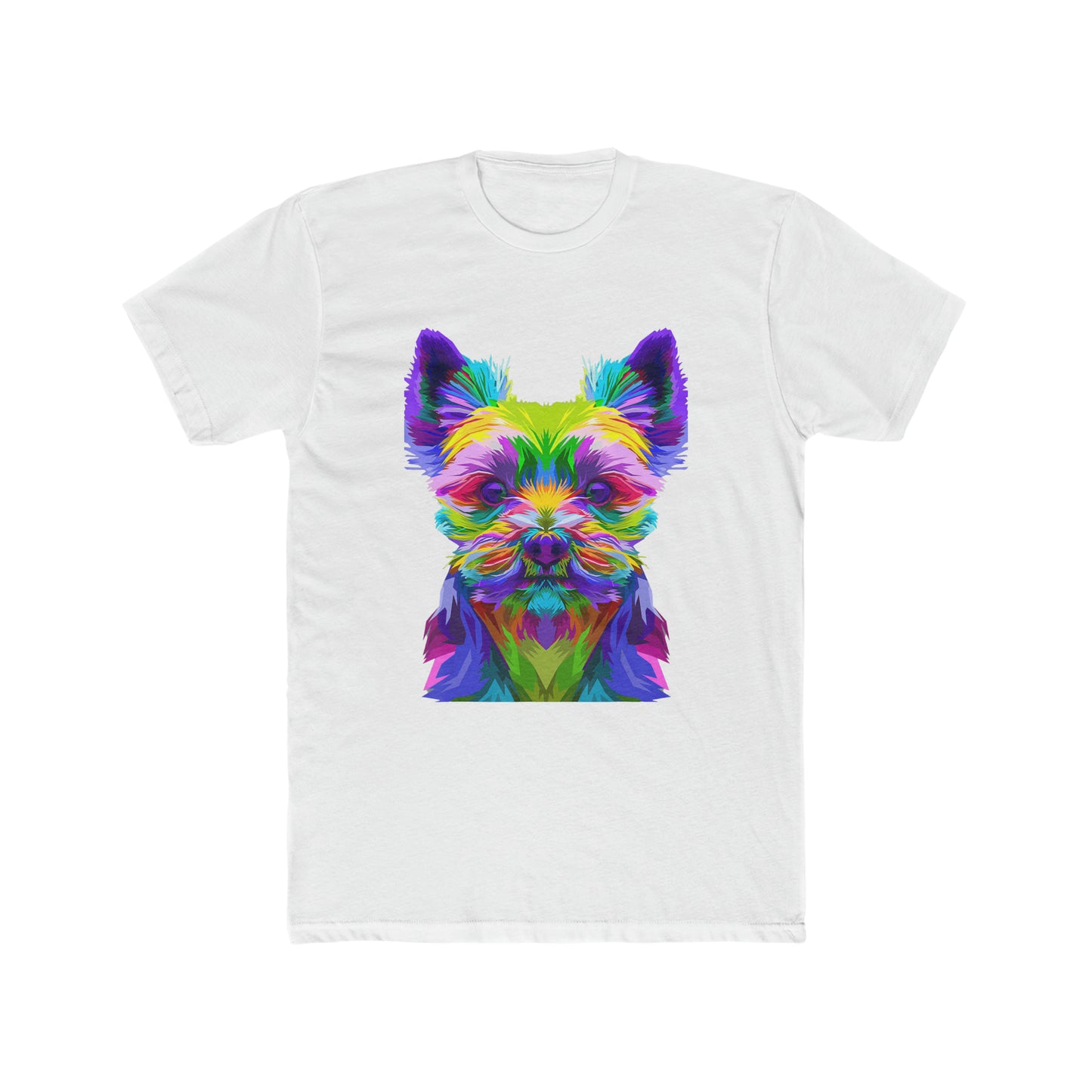 Colorful Yorkie, Pop Art Tee