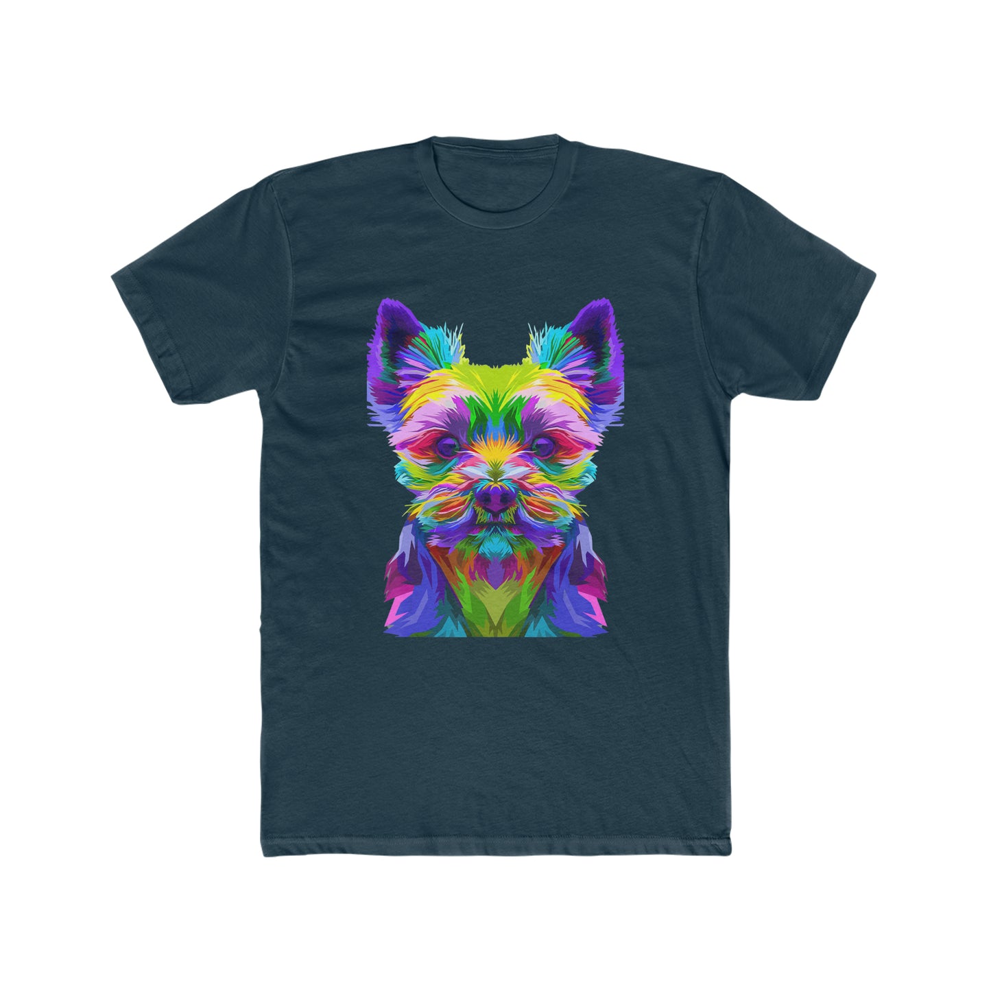 Colorful Yorkie, Pop Art Tee