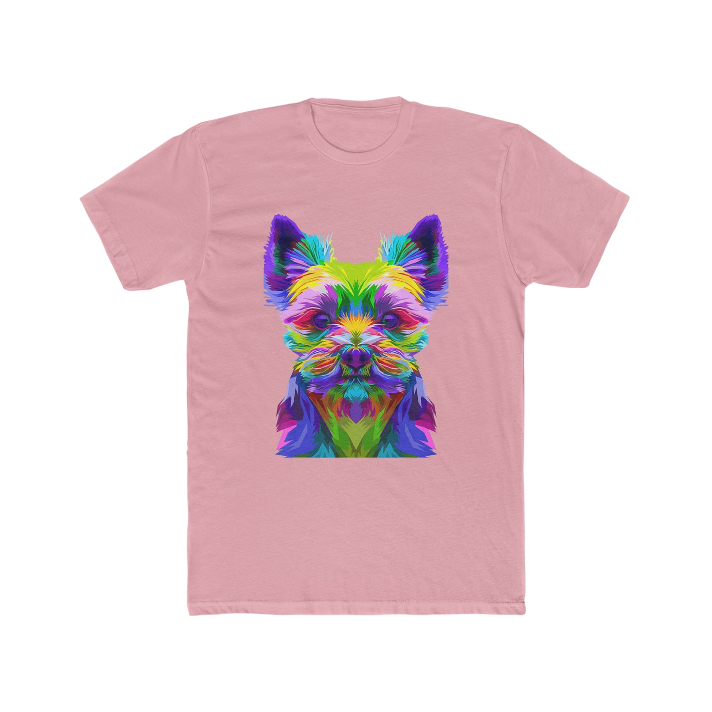 Colorful Yorkie, Pop Art Tee