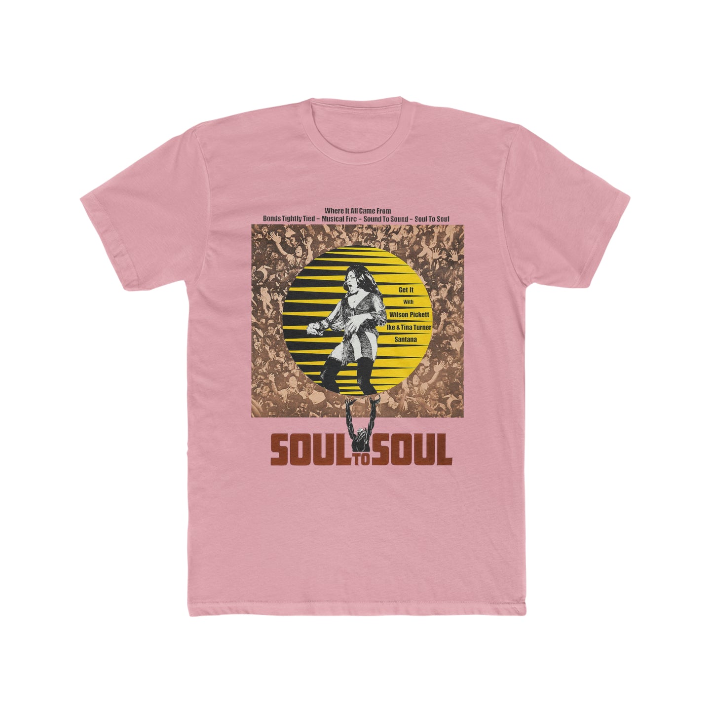 Soul to Soul, Get It With Wilson Pickett, Ike and Tina Turner, Santana Poster Art Tee