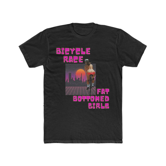 Queen, Fat bottomed Girls, Bicycle Race, Retro Tee
