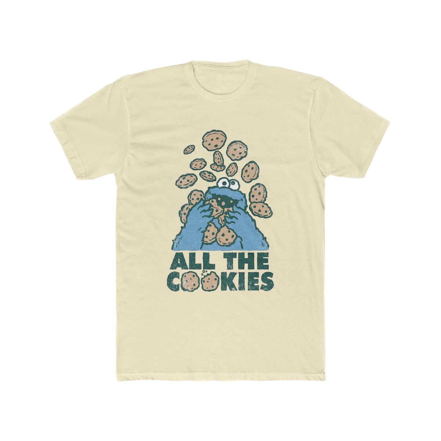 Cookie Monster, All The Cookies, Vintage Inspired Tee
