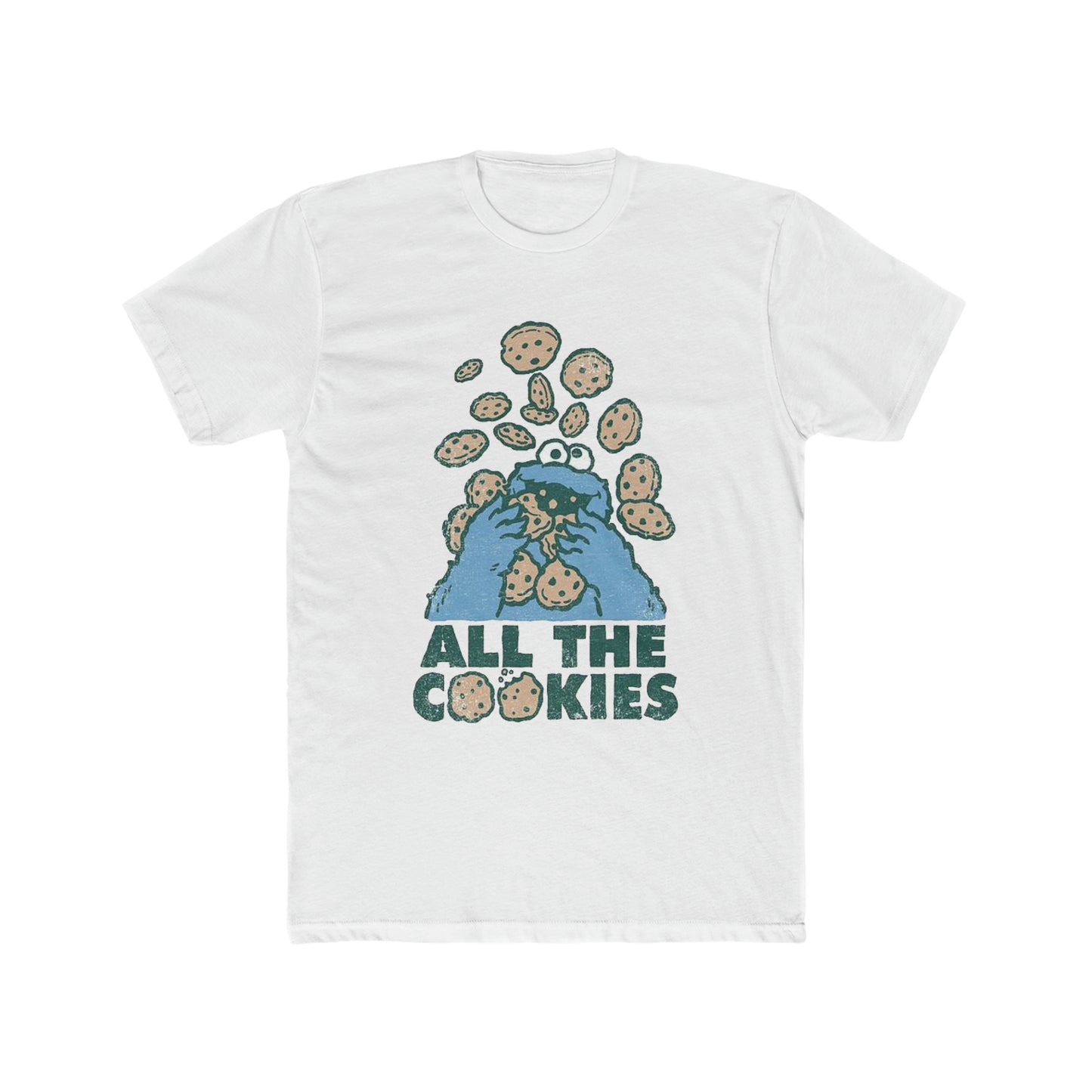 Cookie Monster, All The Cookies, Vintage Inspired Tee