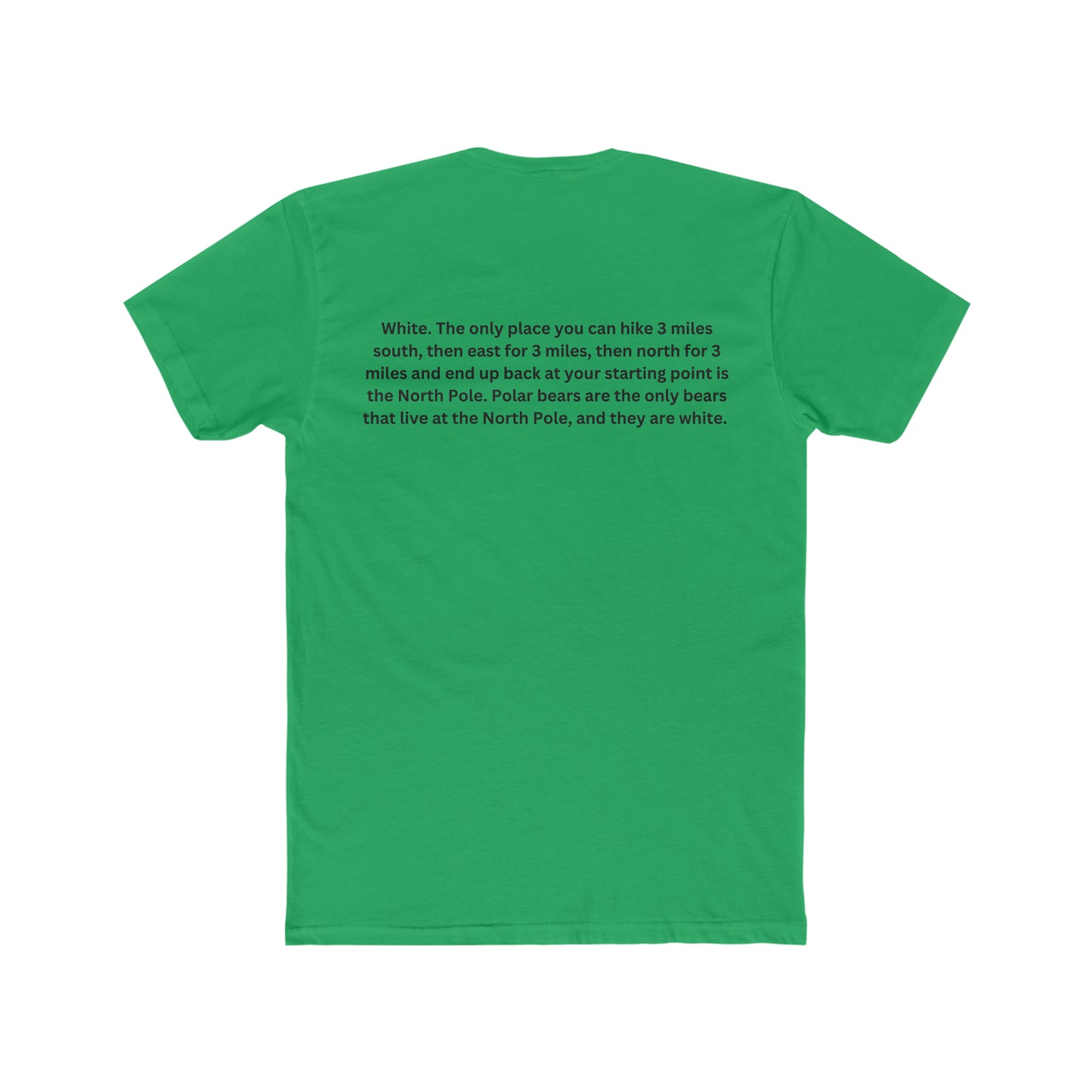 Brain Teaser, What color was the bear?, Fun, Puzzle Tee