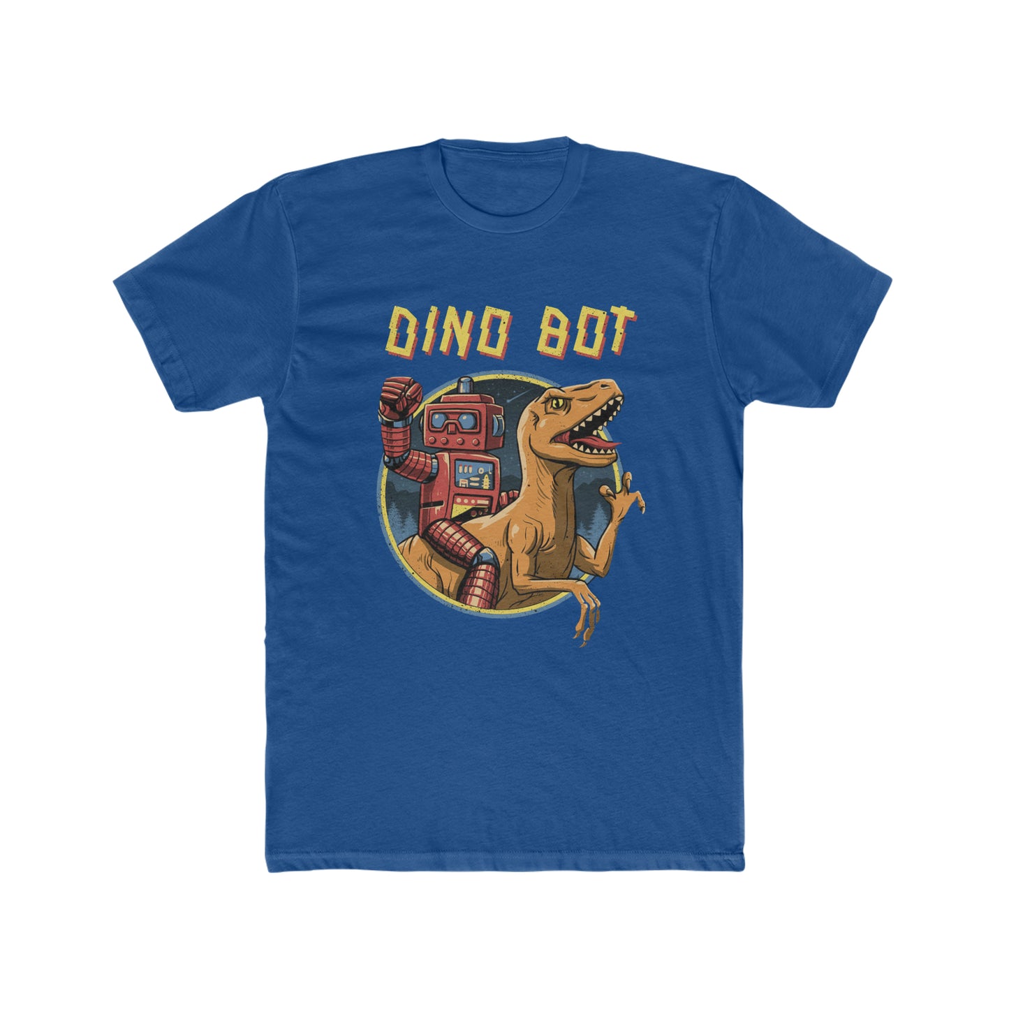 Dino Bot, Robot Riding a Dinosaur Tee