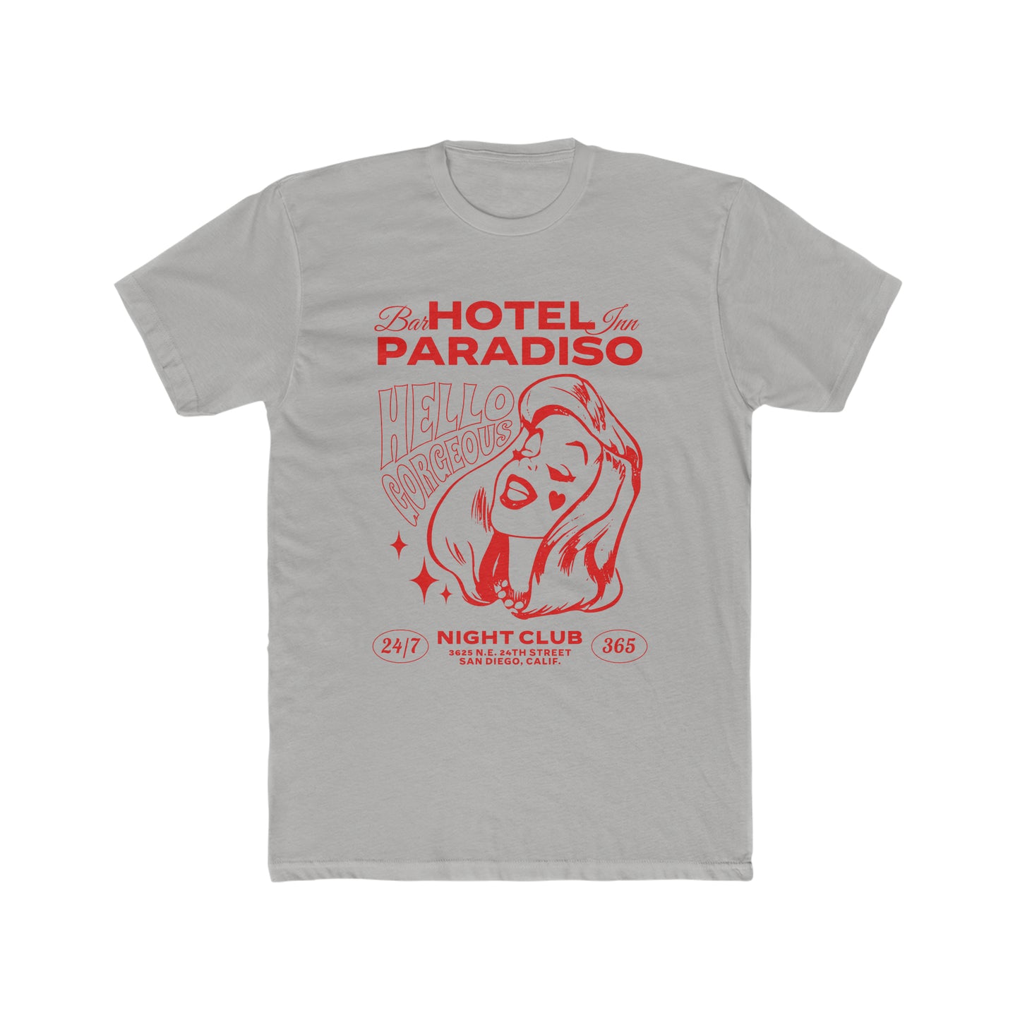 Hotel Paradisco, Hello Gorgeous, Night Club, Retro Style, Classic tee