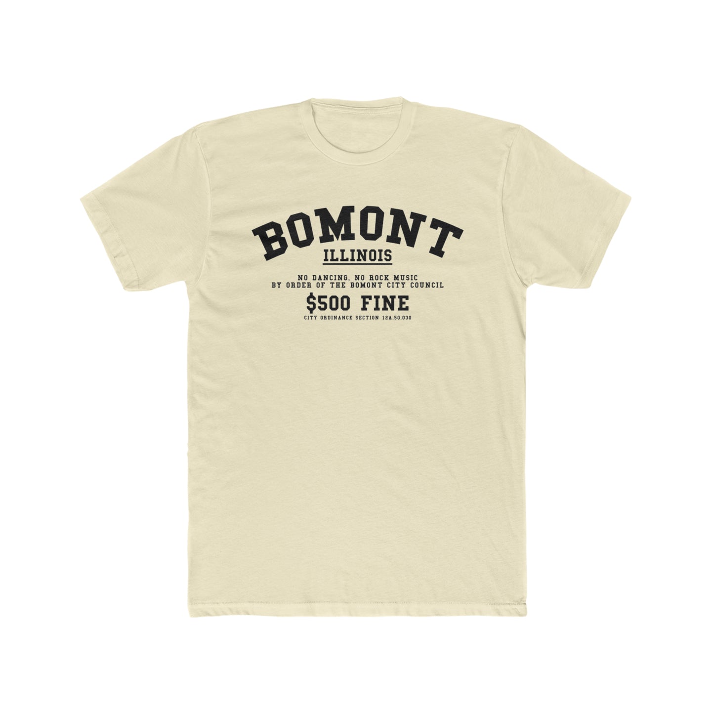 Bomont Illinois, Footloose Parody T-Shirt, Kevin Bacon, Iconic 80's Movie Tee