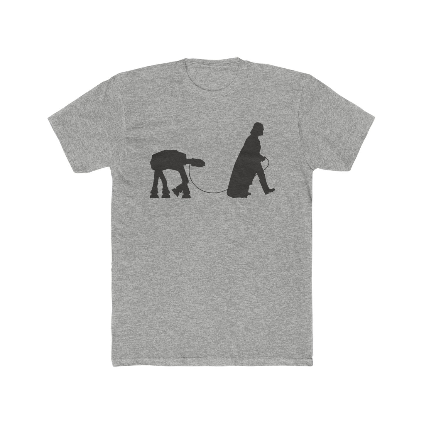 Darth Vader Walking An At-At On A leash, Funny Star Wars Reference Tee