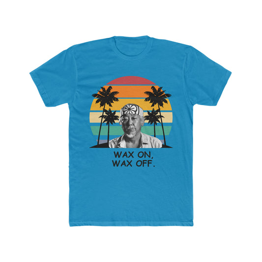 Karate Kid, Mr. Miyagi, Wax On Wax Off, 80's Movie Classic, Retro Style Tee