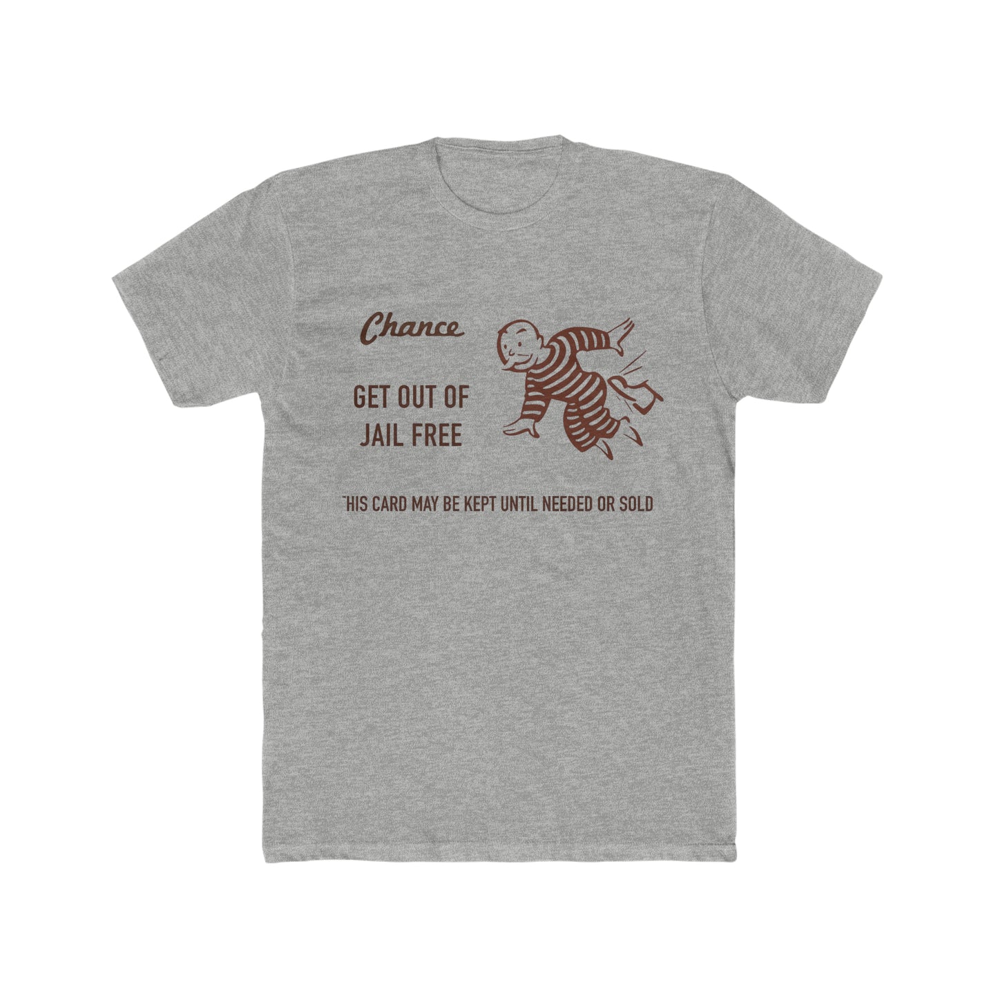Chance, Get Out Of Jail Free Card, Monopoly Board Game Tee