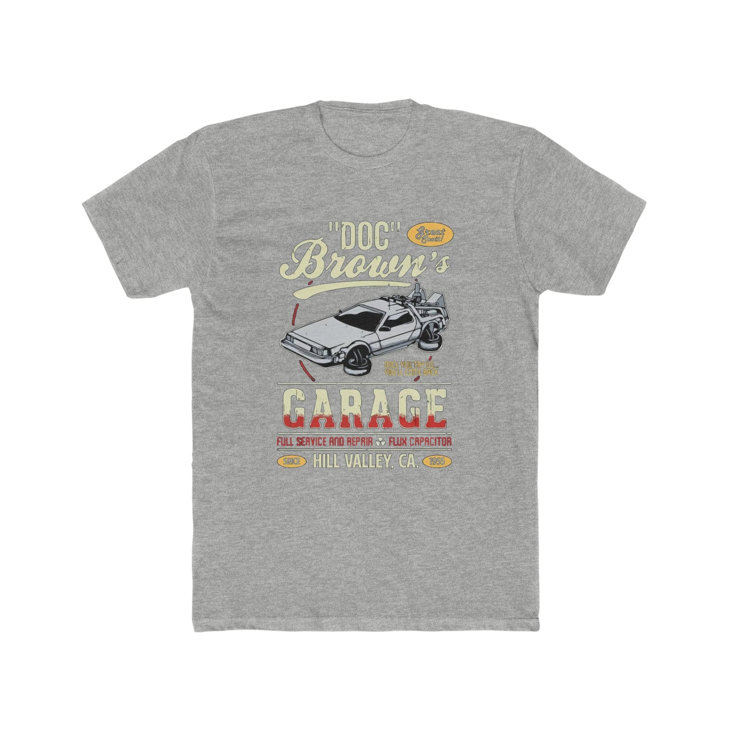 Doc Brown's Garage, Back to the Future, Vintage Inspired Tee
