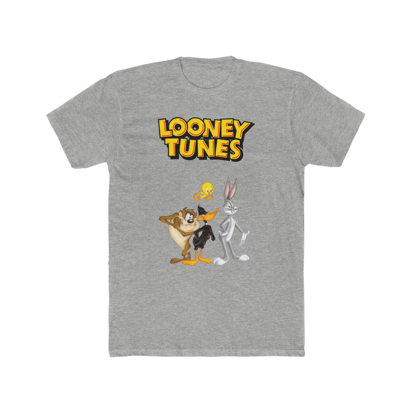 Looney Tunes Custom Design Tee, Bugs Bunny, Daffy Duck, Tweety Bird, Tasmanian Devil