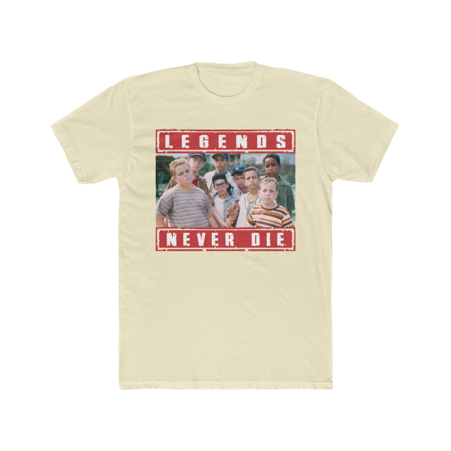 Legends Never Die, Sandlot Movie, Distressed Style, Vintage Inspired Tee
