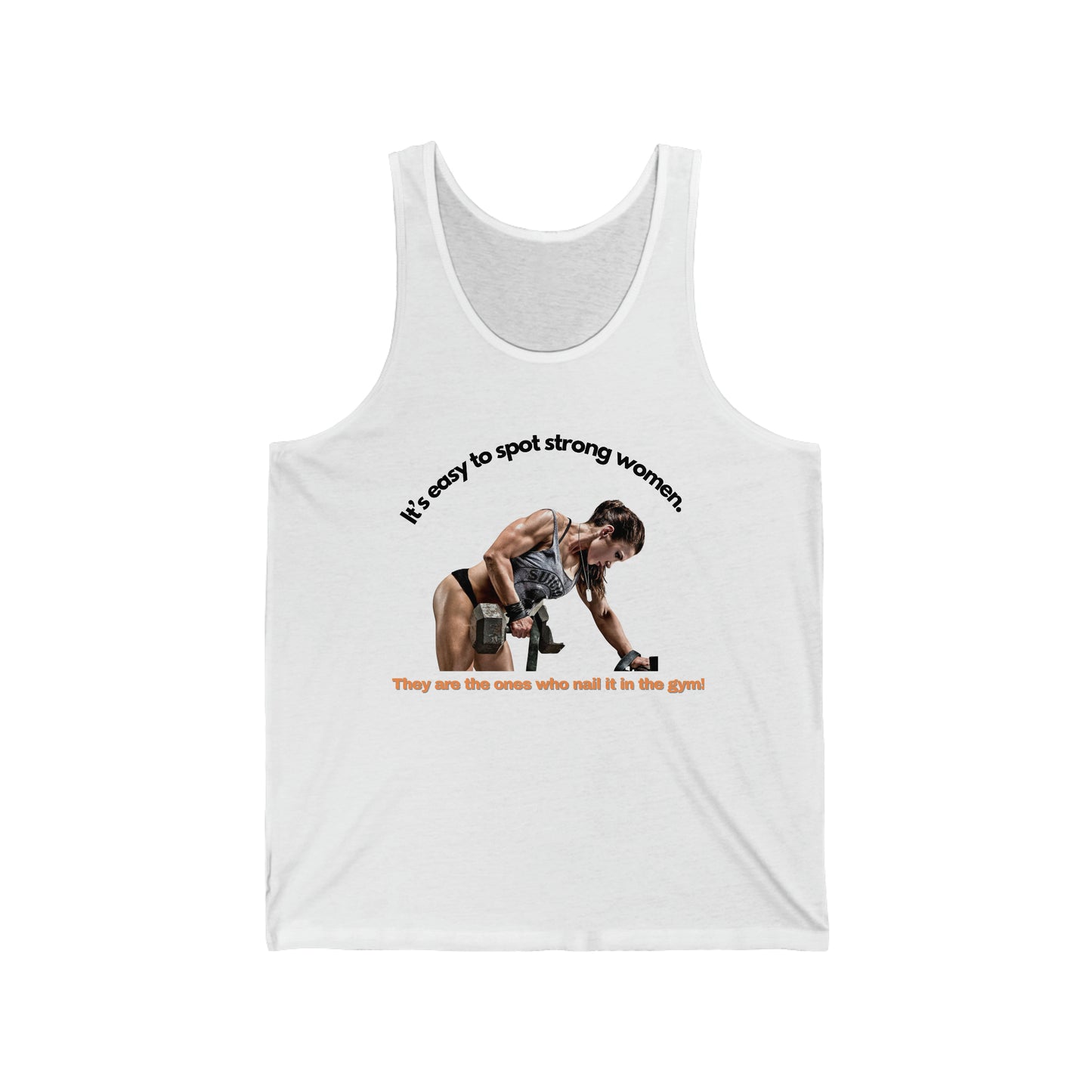 Female Bodybuilder, Inspirational Quote, Workout Tank Top