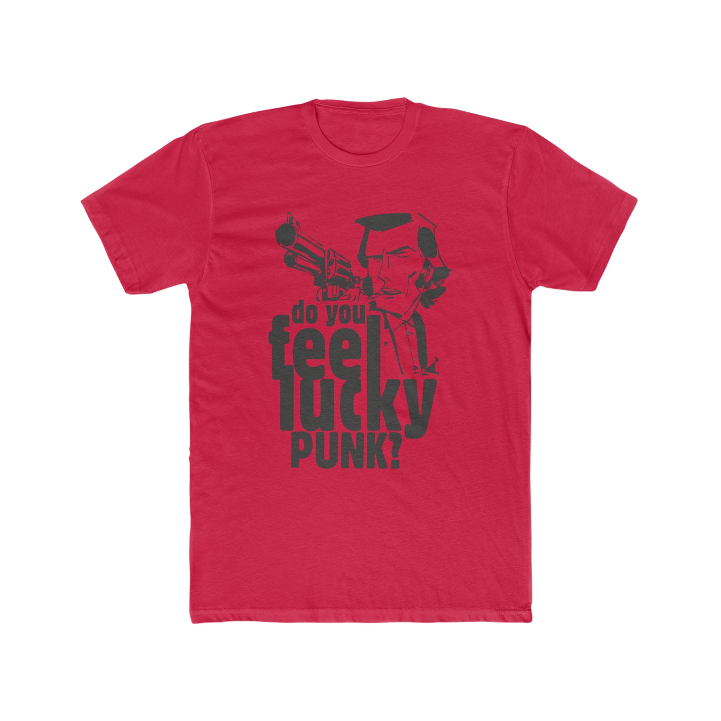 Dirty Harry, Clint Eastwood, Famous Quote, Do You Feel Lucky Punk Tee