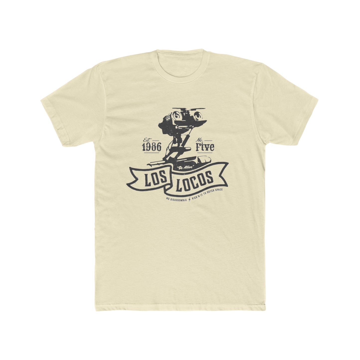 Vintage Inspired Johnny Five is Alive, Short Circuit Los Locos Tee