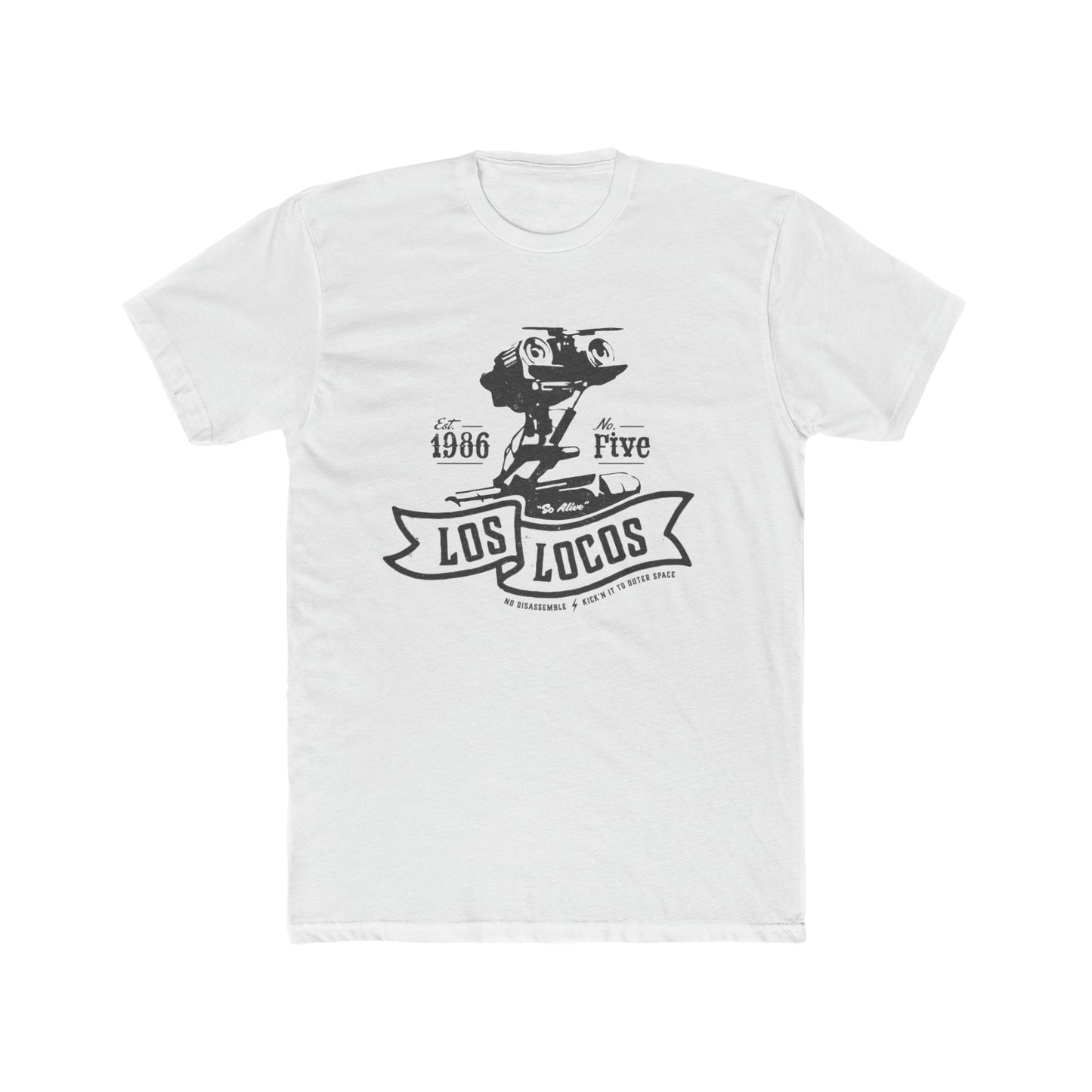 Vintage Inspired Johnny Five is Alive, Short Circuit Los Locos Tee
