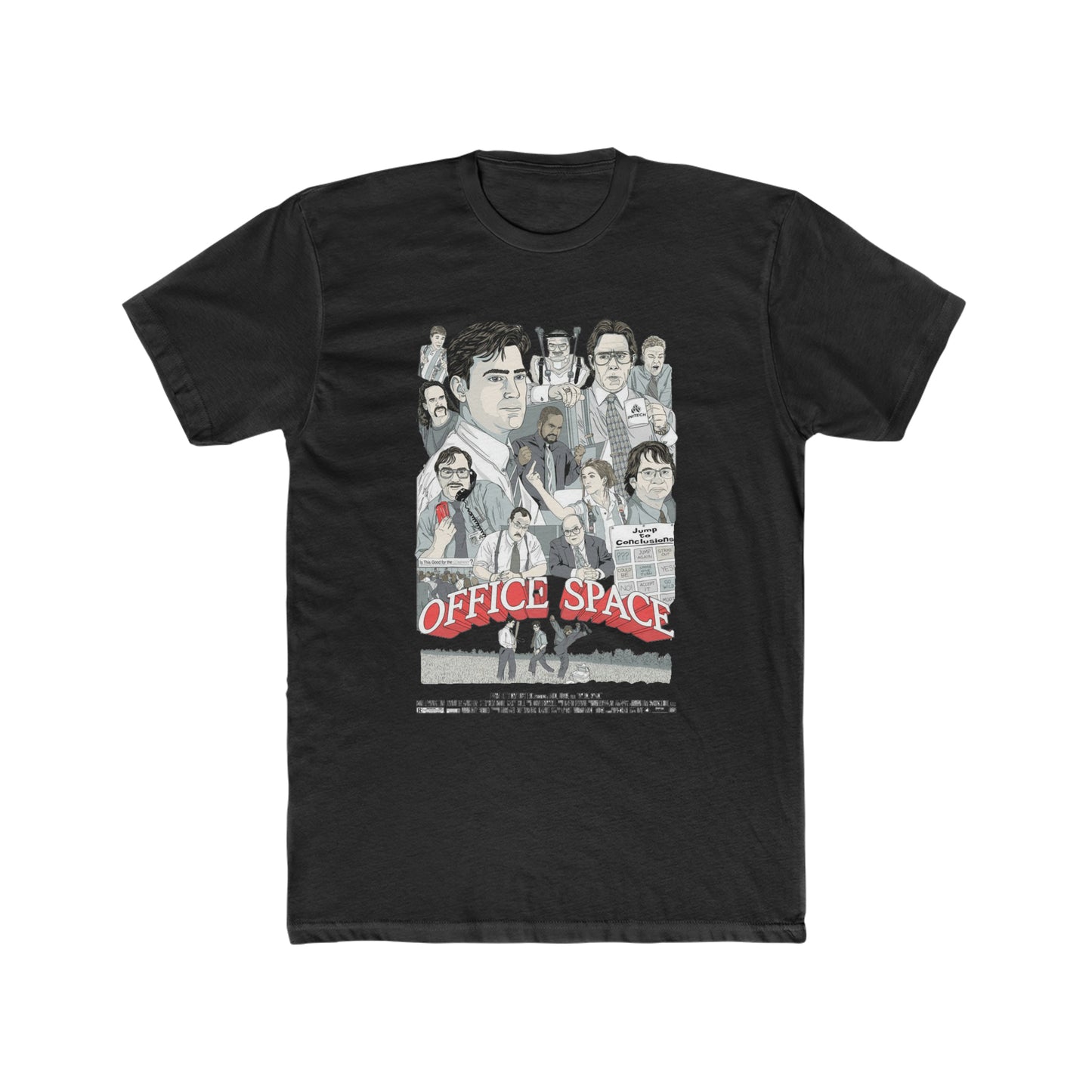 Office Space, Full Cast, Cartoon Tee
