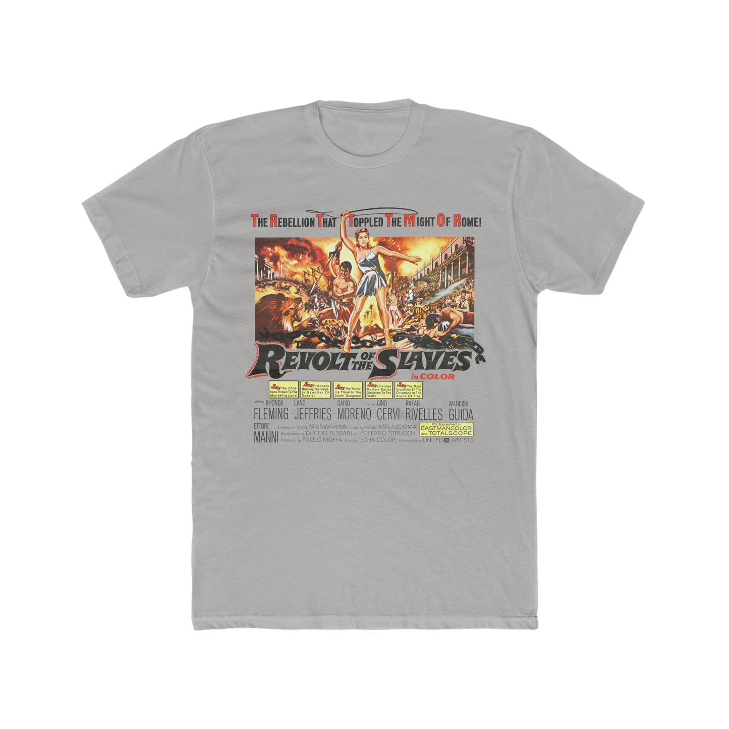 Revolt of the Slaves, Old School, Classic Movie, Cinema, Vintage Inspired Tee