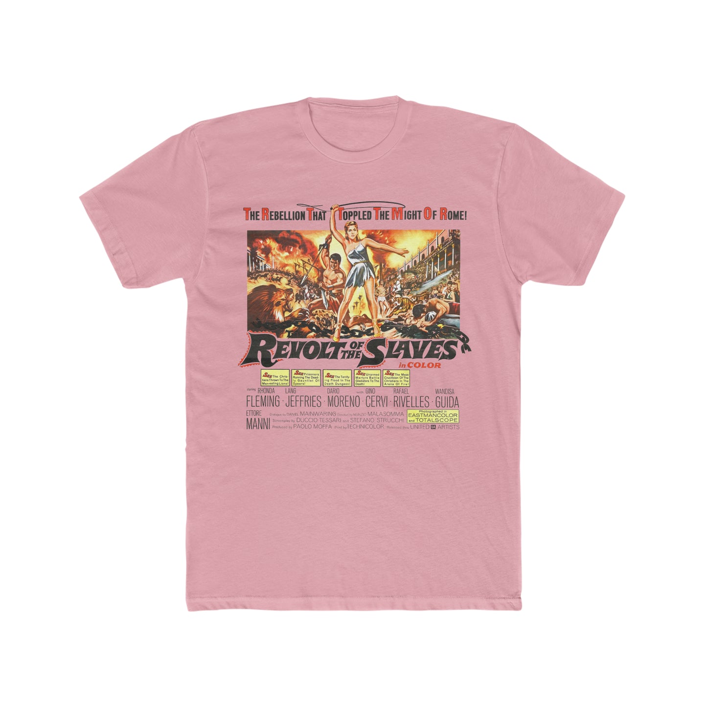 Revolt of the Slaves, Old School, Classic Movie, Cinema, Vintage Inspired Tee