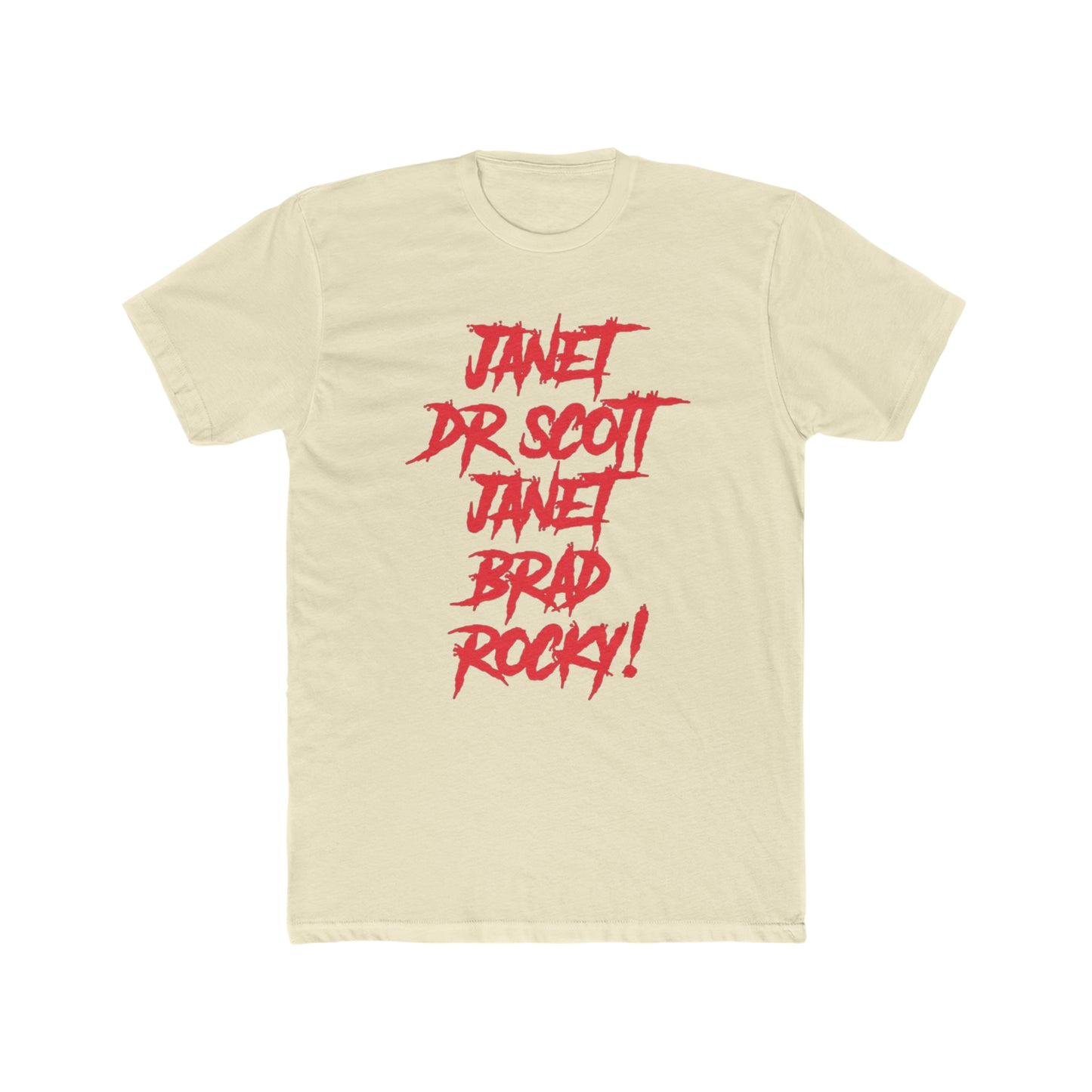 Rocky Horror Picture Show, Janet, Dr Scott, Janet, Brad, Rocky, Classic Tee