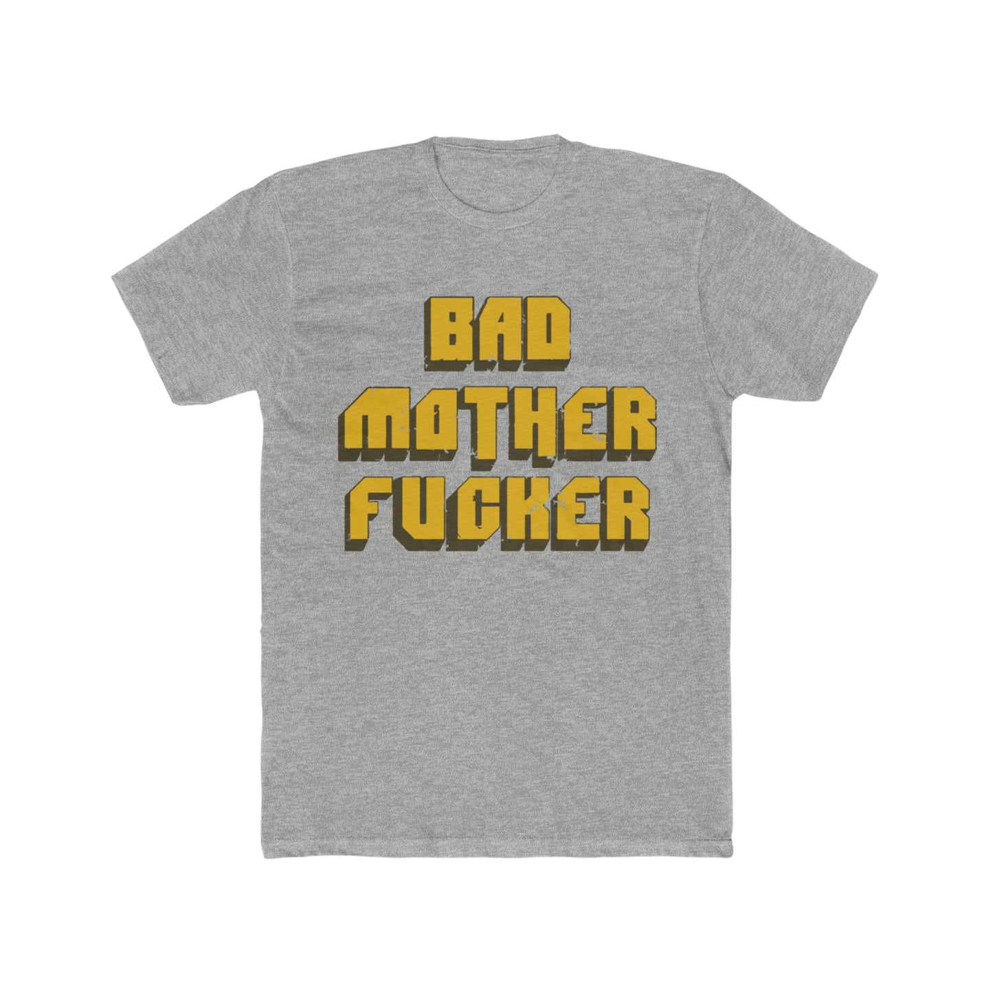 Pulp Fiction, Bad Mother Fucker on Samuel Jackson's Wallet, Distressed Style, Vintage Inspired Tee