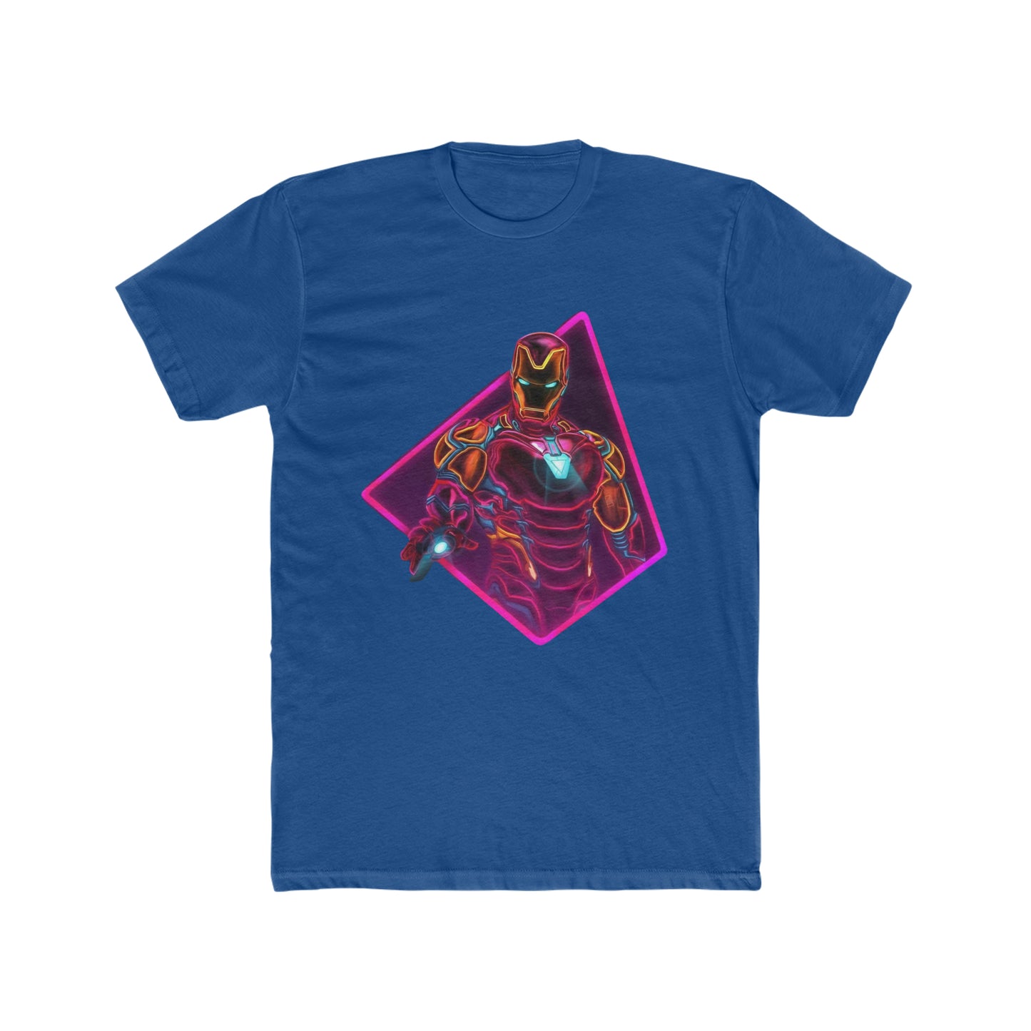 Iron Man, Retro Neon Art, Super Hero, Avenger, Marvel Tee
