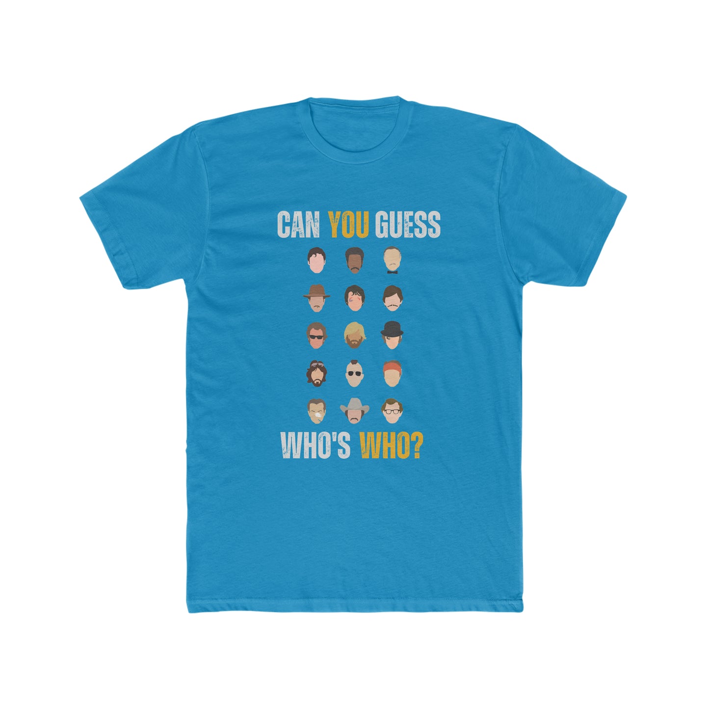 70's Iconic Stars, Can You Guess Who is Who on This Tee